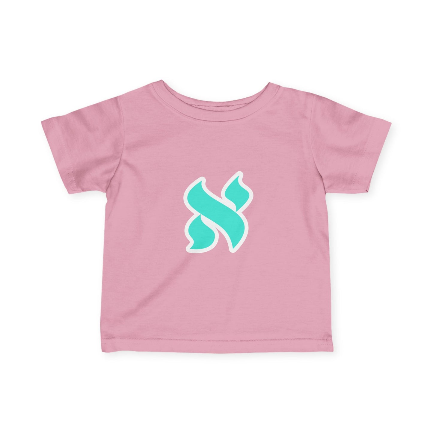 Adorable Infant Jersey Tee with Aqua Design, Baby Clothes, Toddler Tee, Newborn Apparel, Cute Gift Idea for Baby Shower