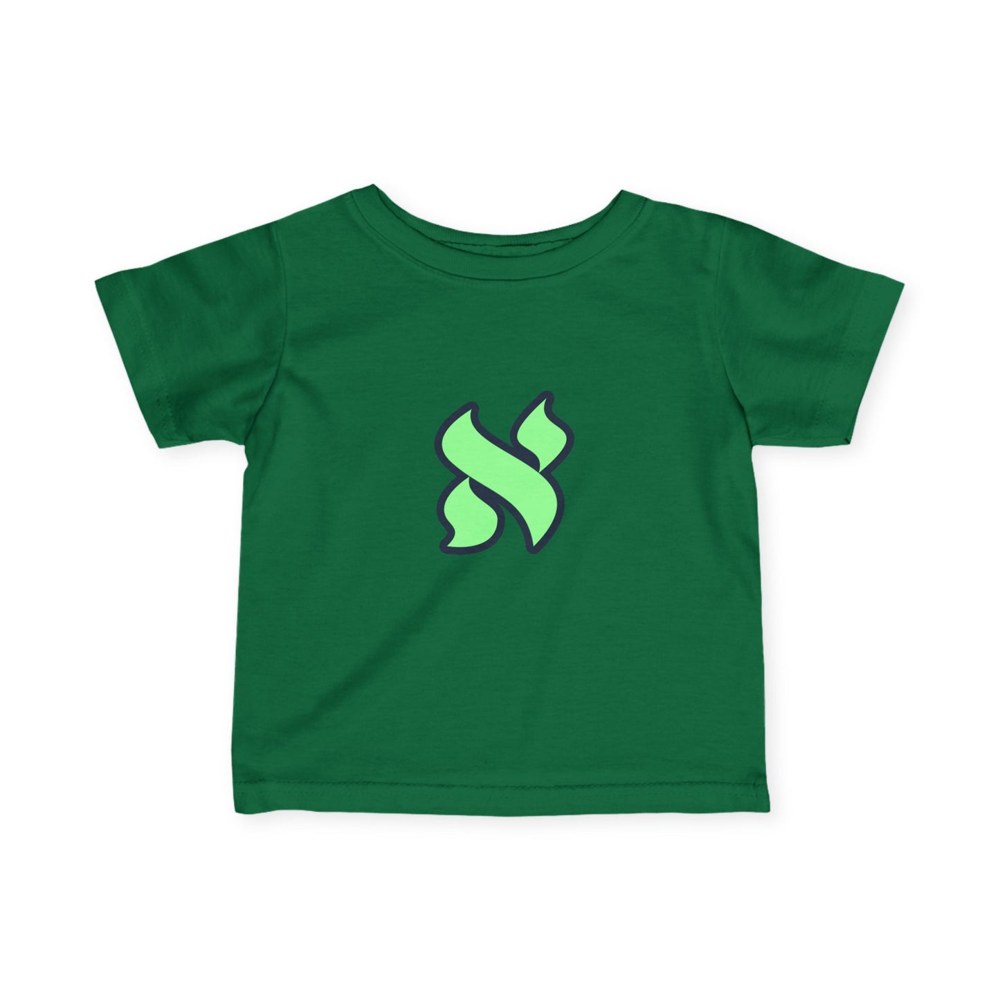Cute Green Ribbon Infant T-Shirt, Baby Shower Gift, Toddler Clothing, Eco-Friendly Kids Tee, Nursery Decor