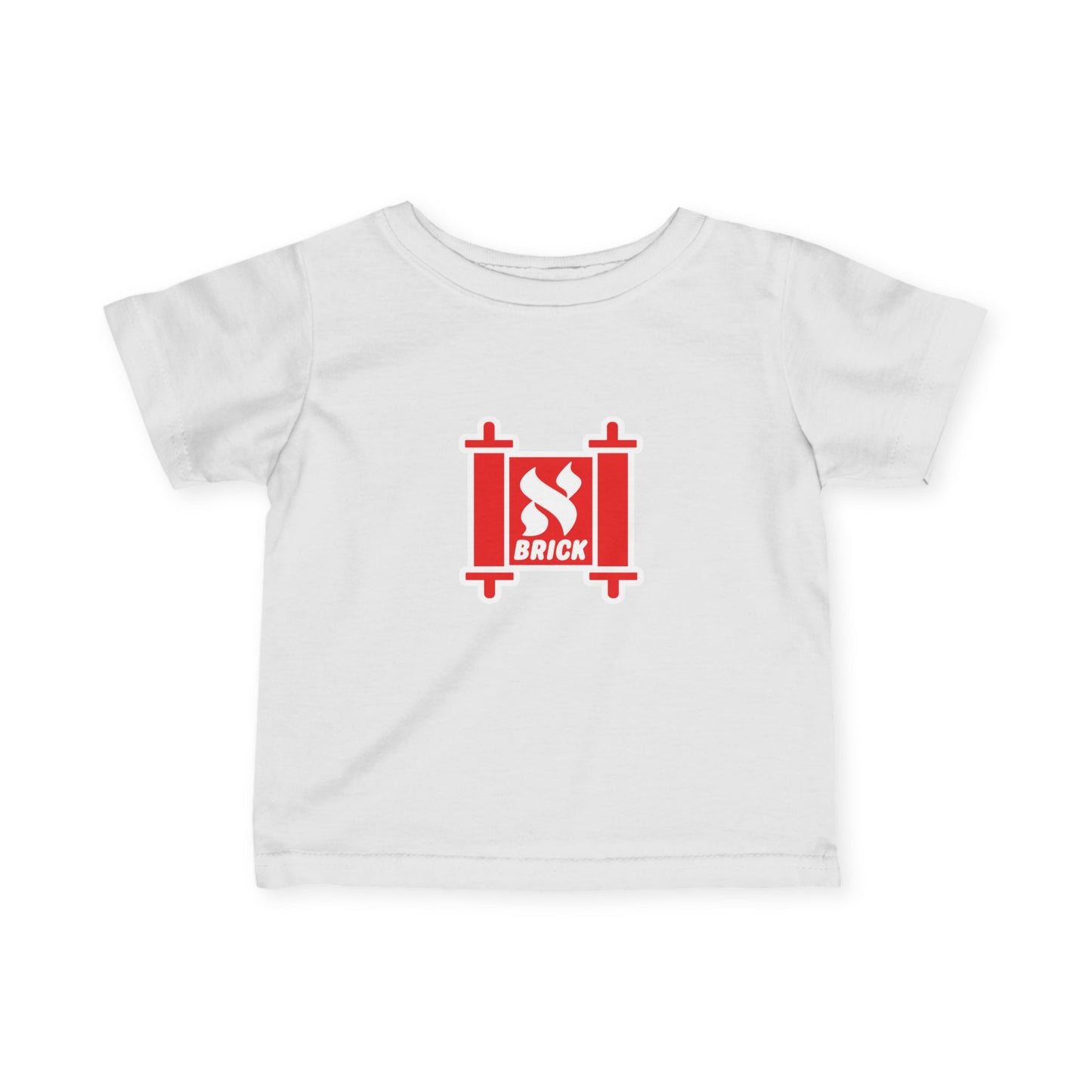 Cute Infant Fine Jersey Tee - Brick Design, Baby Shirt, Toddler Gift, Cute Kids Apparel, Birthday Present, Everyday Wear
