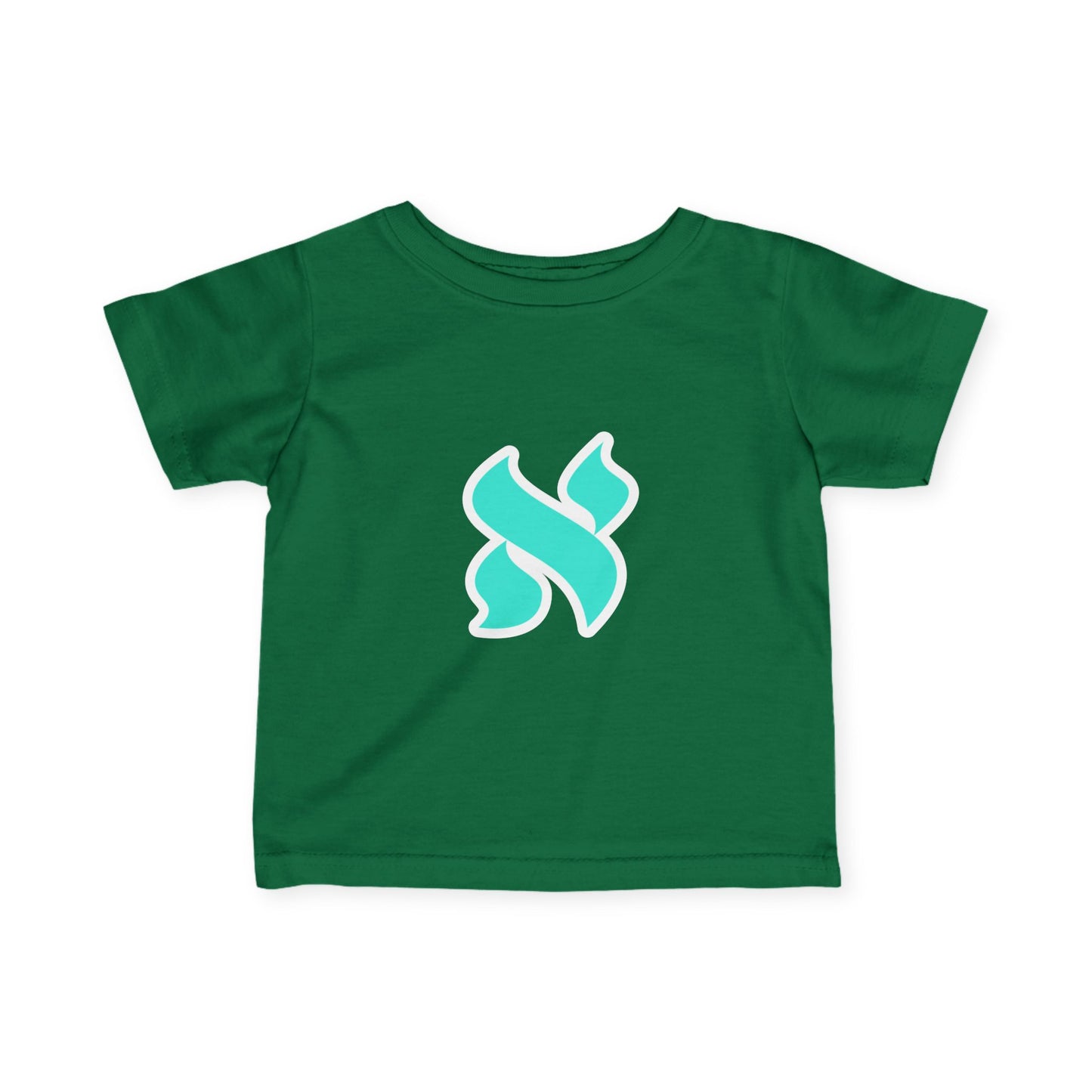 Adorable Infant Jersey Tee with Aqua Design, Baby Clothes, Toddler Tee, Newborn Apparel, Cute Gift Idea for Baby Shower