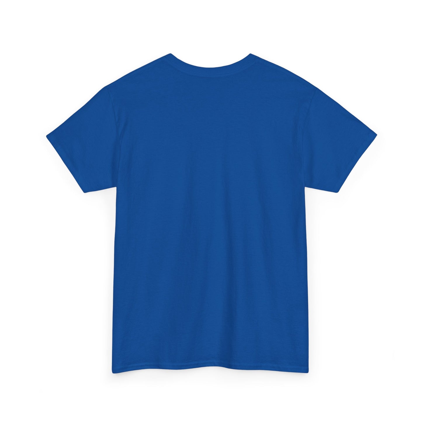 Unisex Cotton Graphic Tee - Vibrant Blue, Casual Style, Comfortable Wear, Perfect for Everyday Use, Great for Birthdays and Gifts