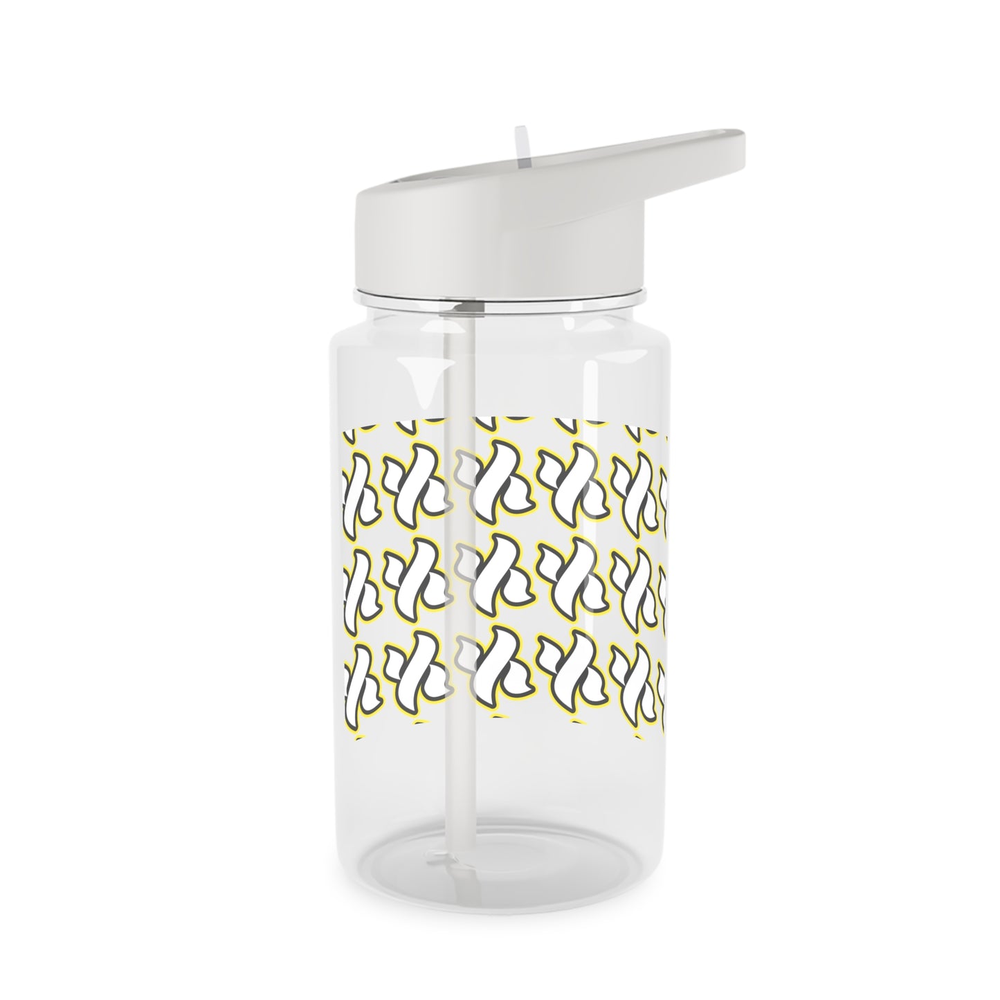 Eco-Friendly Tritan Water Bottle with Stylish Design - Reusable, BPA-Free, Motivational, Sports, Travel, Gym