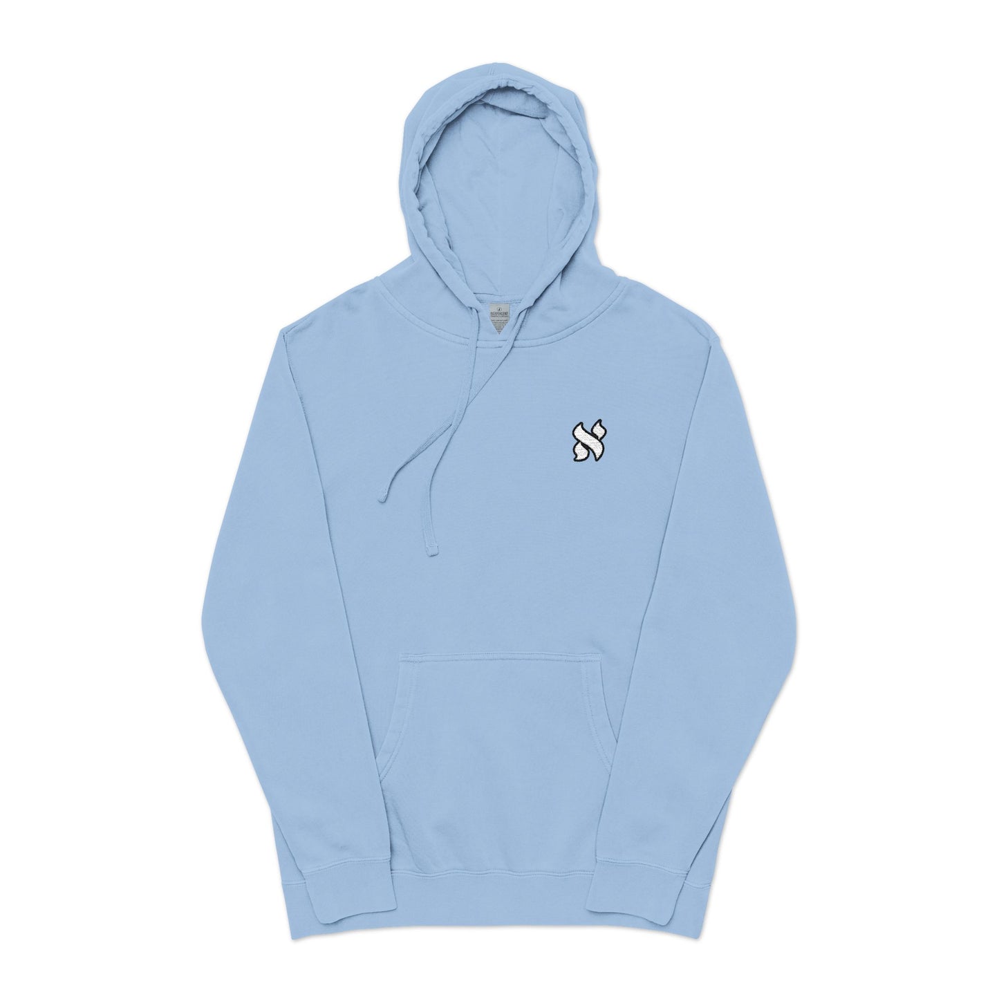 Cozy Unisex Pigment-Dyed Hoodie with Embroidery | Stylish Casual Wear, Gift for Him/Her, Perfect for Fall/Winter, Fashion Statement