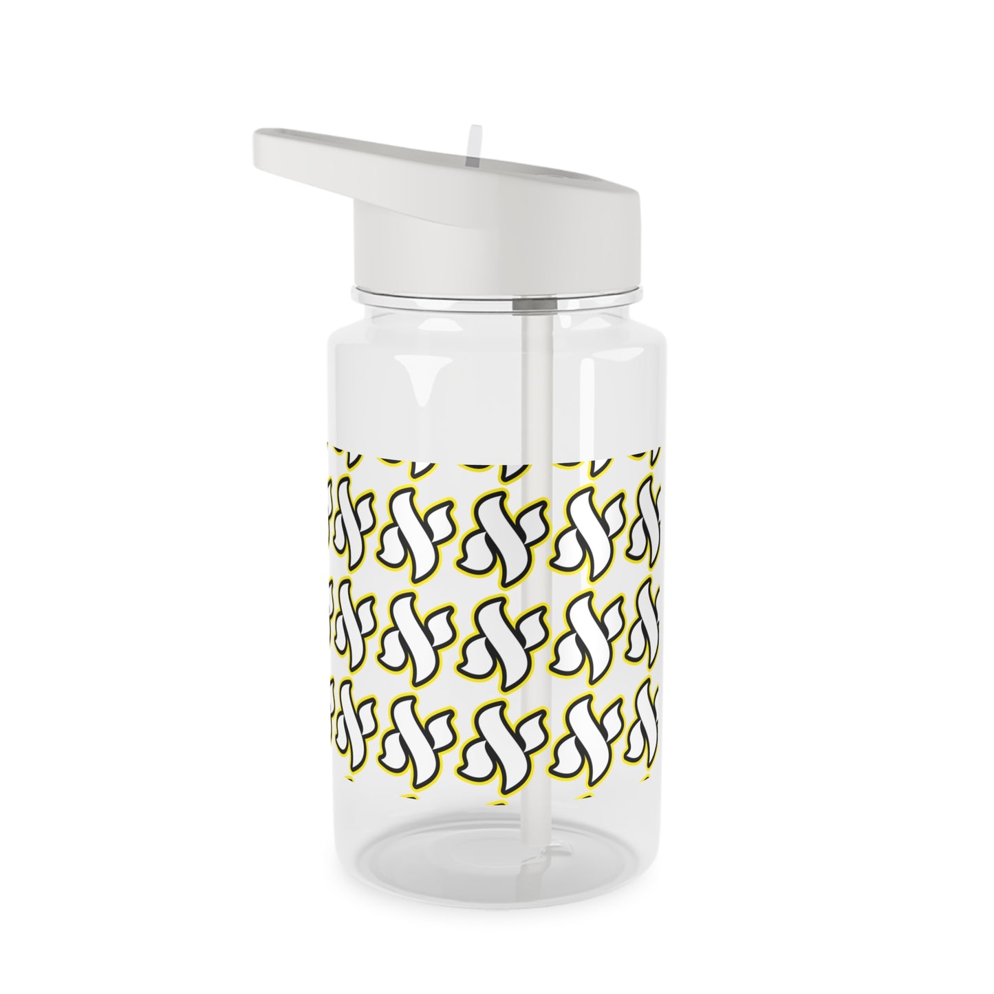 Eco-Friendly Tritan Water Bottle with Stylish Design - Reusable, BPA-Free, Motivational, Sports, Travel, Gym