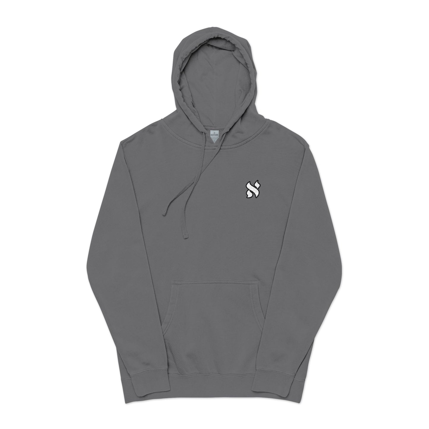 Cozy Unisex Pigment-Dyed Hoodie with Embroidery | Stylish Casual Wear, Gift for Him/Her, Perfect for Fall/Winter, Fashion Statement