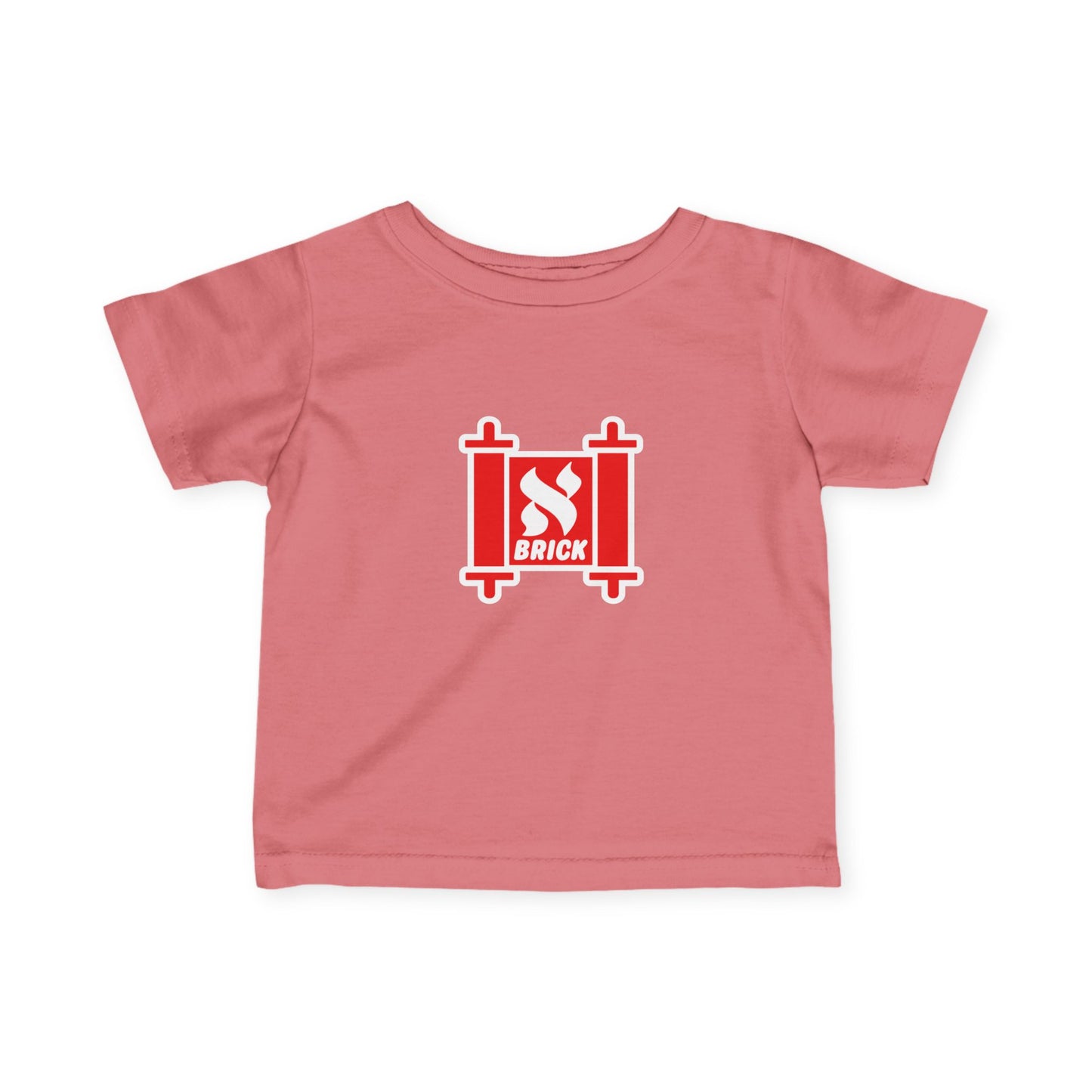 Cute Infant Fine Jersey Tee - Brick Design, Baby Shirt, Toddler Gift, Cute Kids Apparel, Birthday Present, Everyday Wear