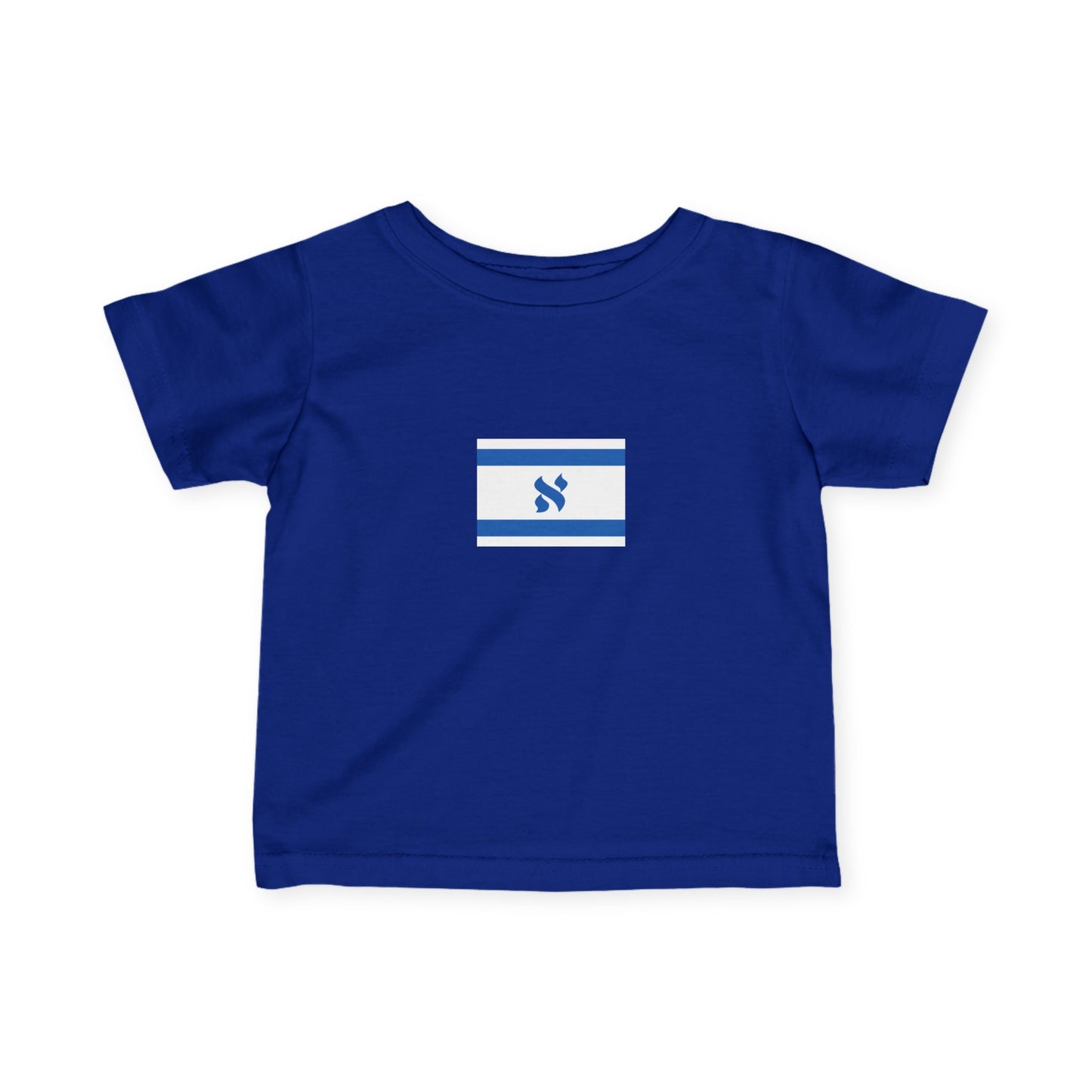 Infant Flag Tee, Cute Baby Shirt, Israel Pride T-Shirt, Unisex Infant Apparel, Perfect for Celebrations