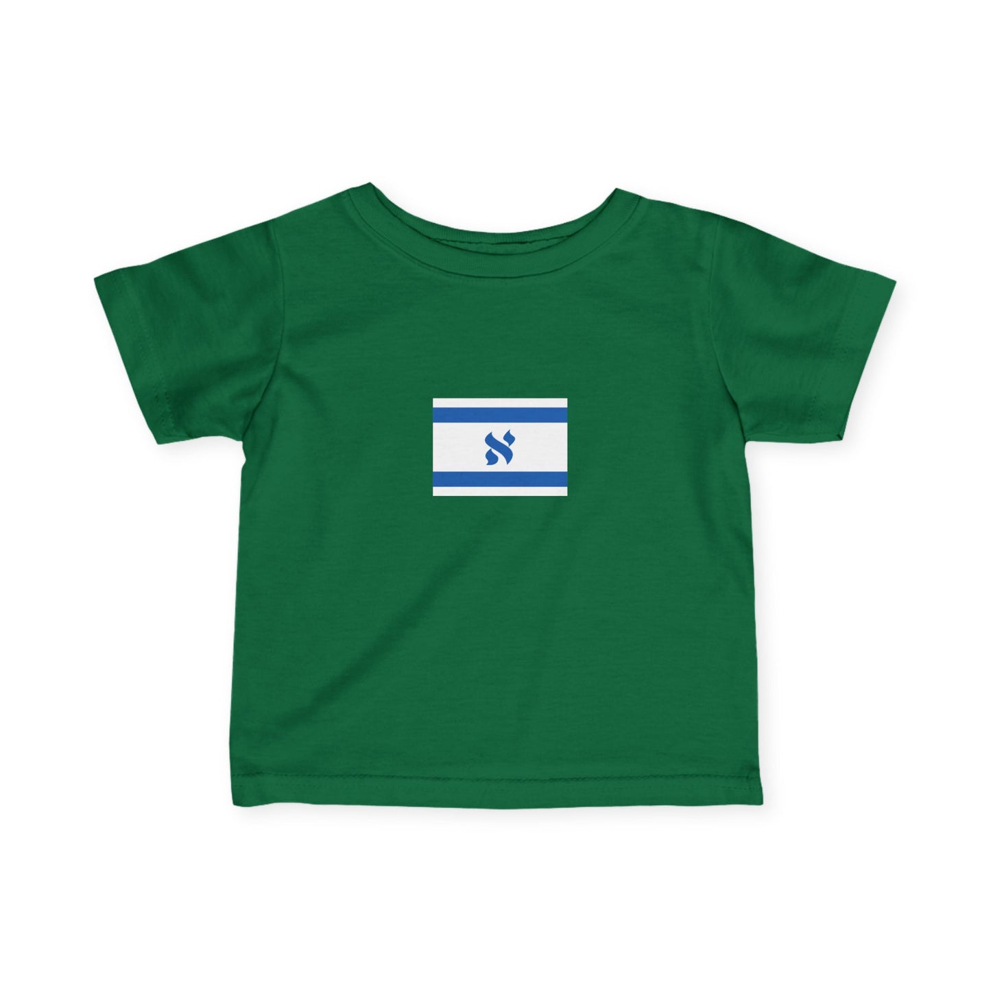 Infant Flag Tee, Cute Baby Shirt, Israel Pride T-Shirt, Unisex Infant Apparel, Perfect for Celebrations