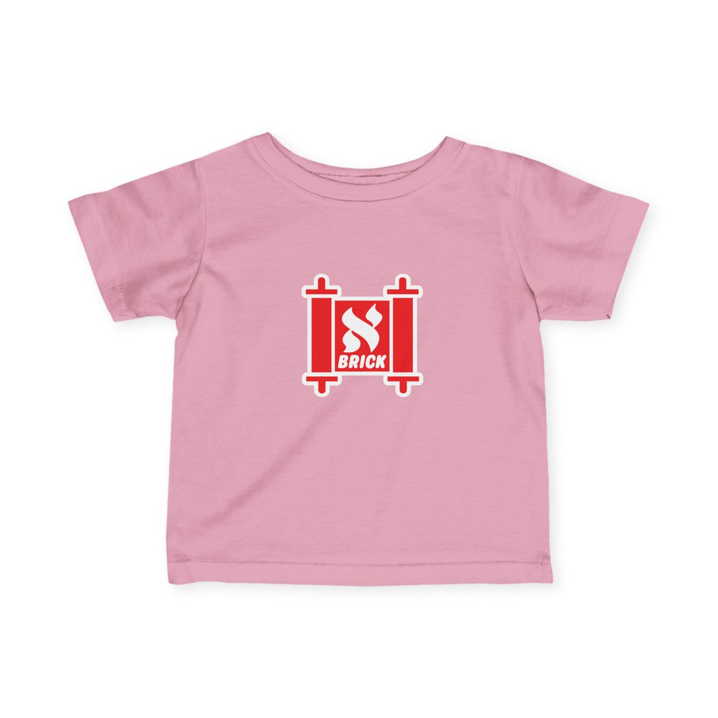 Cute Infant Fine Jersey Tee - Brick Design, Baby Shirt, Toddler Gift, Cute Kids Apparel, Birthday Present, Everyday Wear