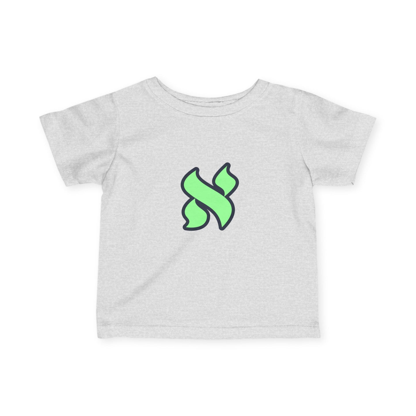 Cute Green Ribbon Infant T-Shirt, Baby Shower Gift, Toddler Clothing, Eco-Friendly Kids Tee, Nursery Decor