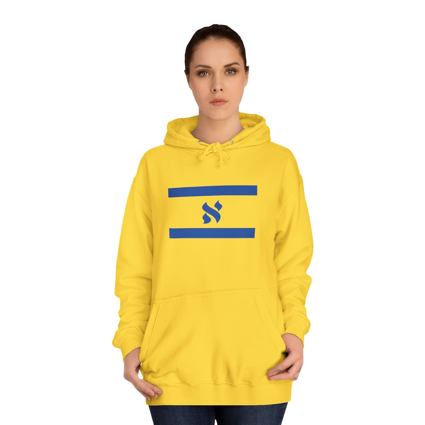 Unisex College Hoodie with Striped Design - Cozy College Apparel, Perfect for Students, Campus Wear, Graduation Gifts, Back to School