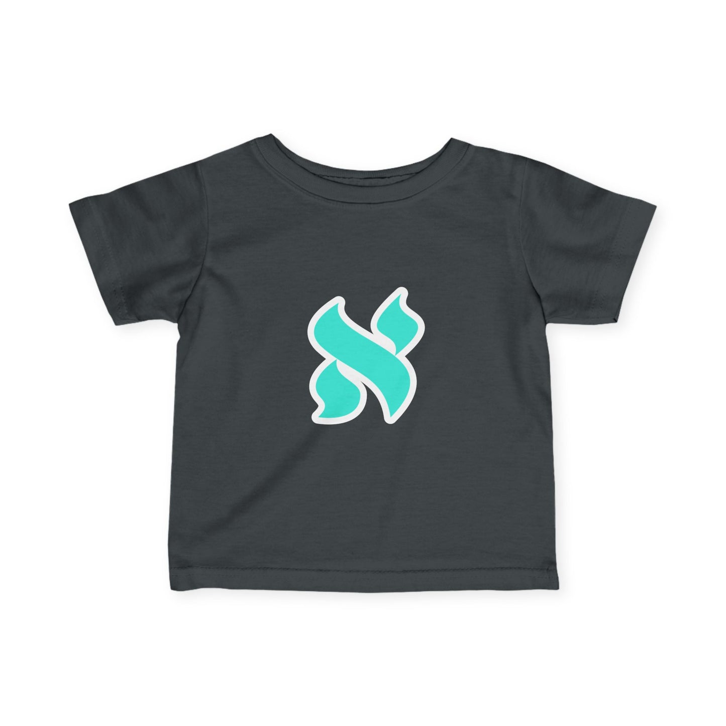 Adorable Infant Jersey Tee with Aqua Design, Baby Clothes, Toddler Tee, Newborn Apparel, Cute Gift Idea for Baby Shower