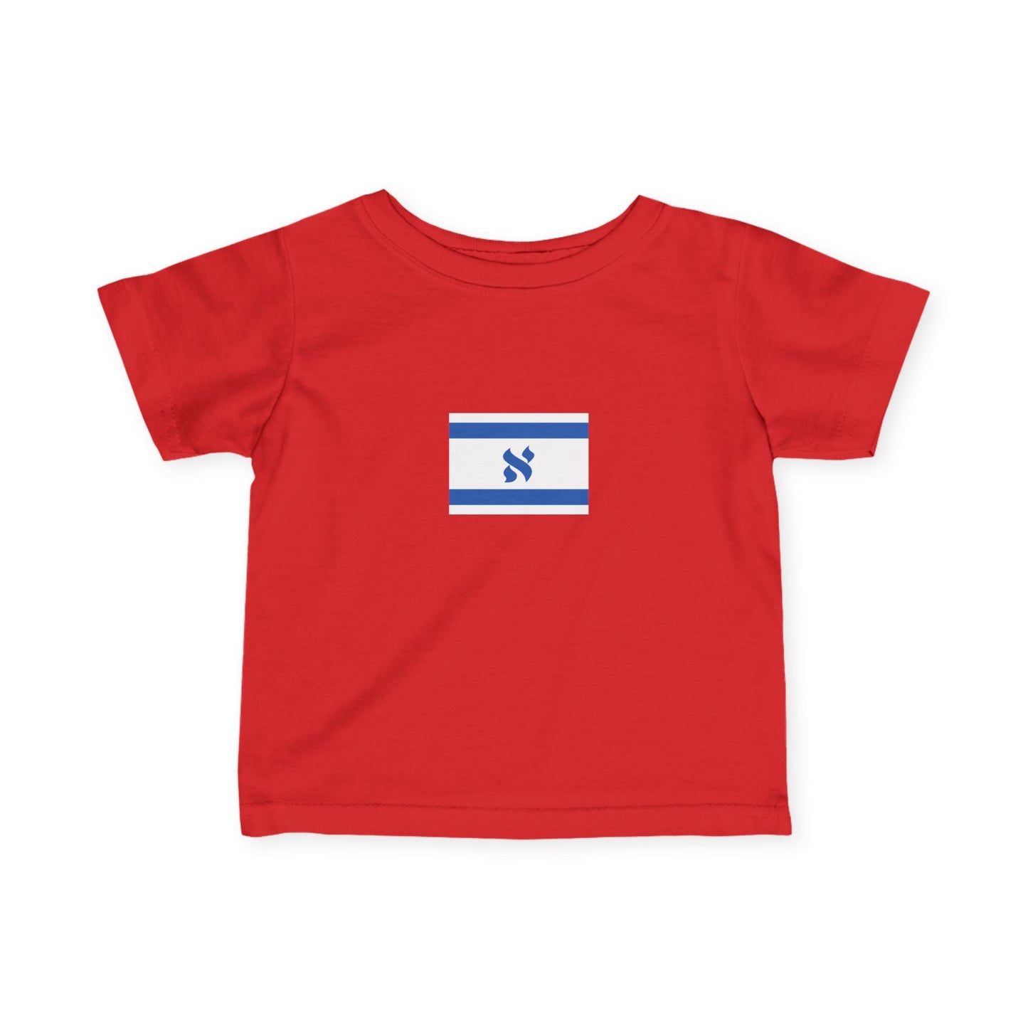 Infant Flag Tee, Cute Baby Shirt, Israel Pride T-Shirt, Unisex Infant Apparel, Perfect for Celebrations