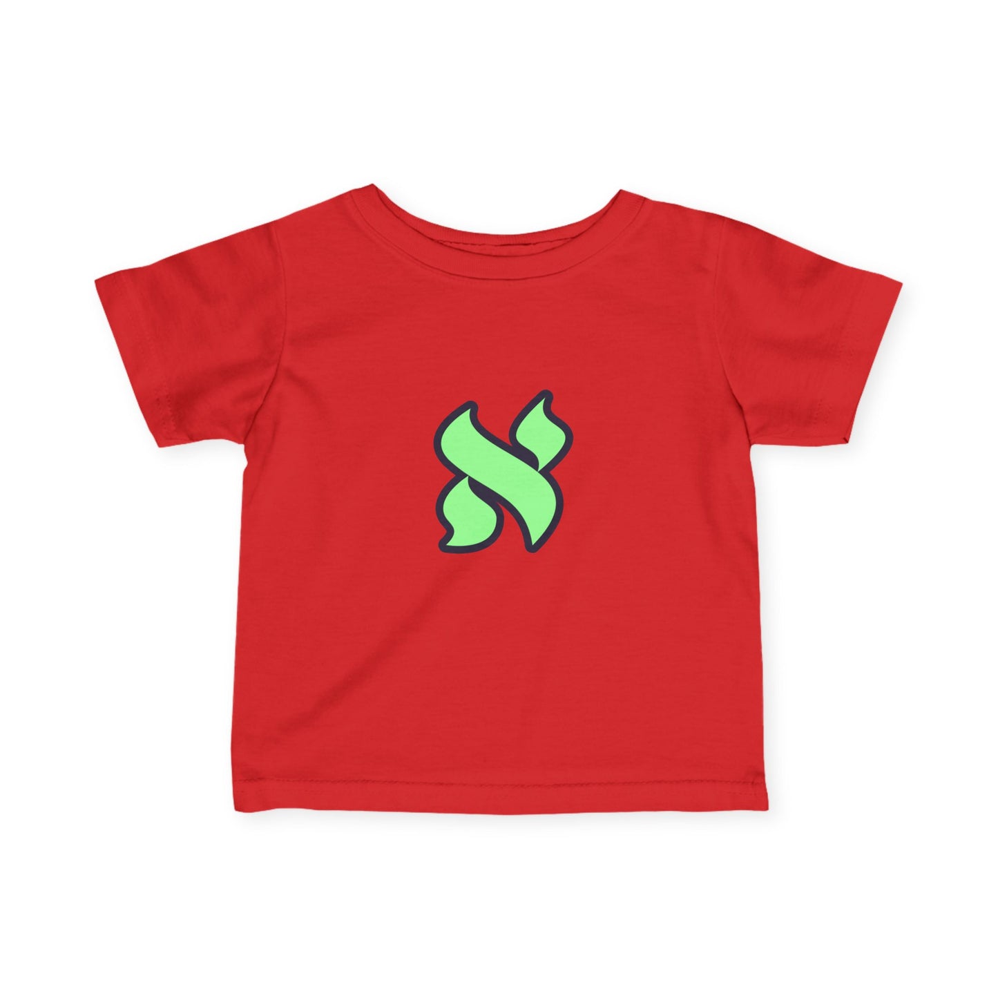 Cute Green Ribbon Infant T-Shirt, Baby Shower Gift, Toddler Clothing, Eco-Friendly Kids Tee, Nursery Decor
