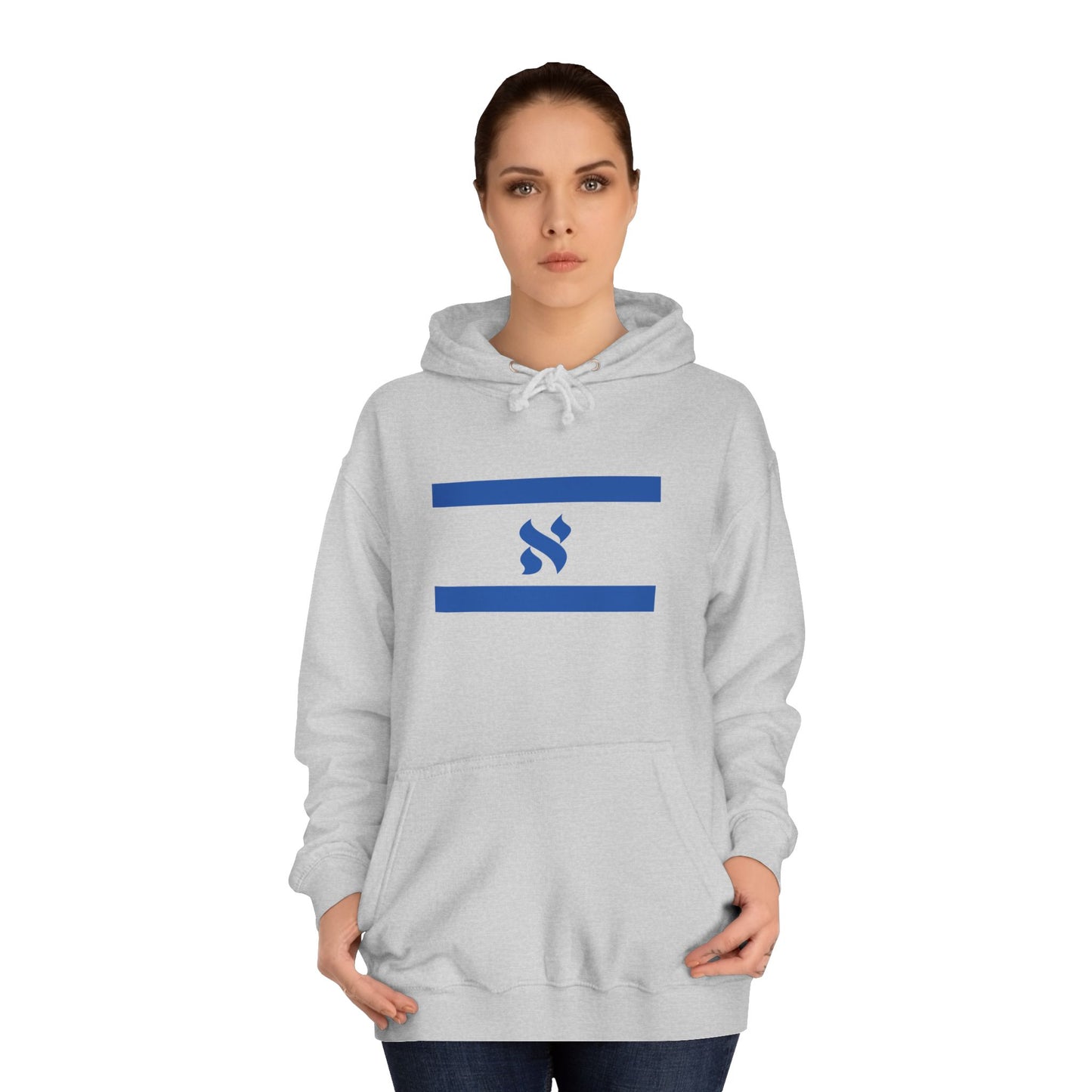 Unisex College Hoodie with Striped Design - Cozy College Apparel, Perfect for Students, Campus Wear, Graduation Gifts, Back to School
