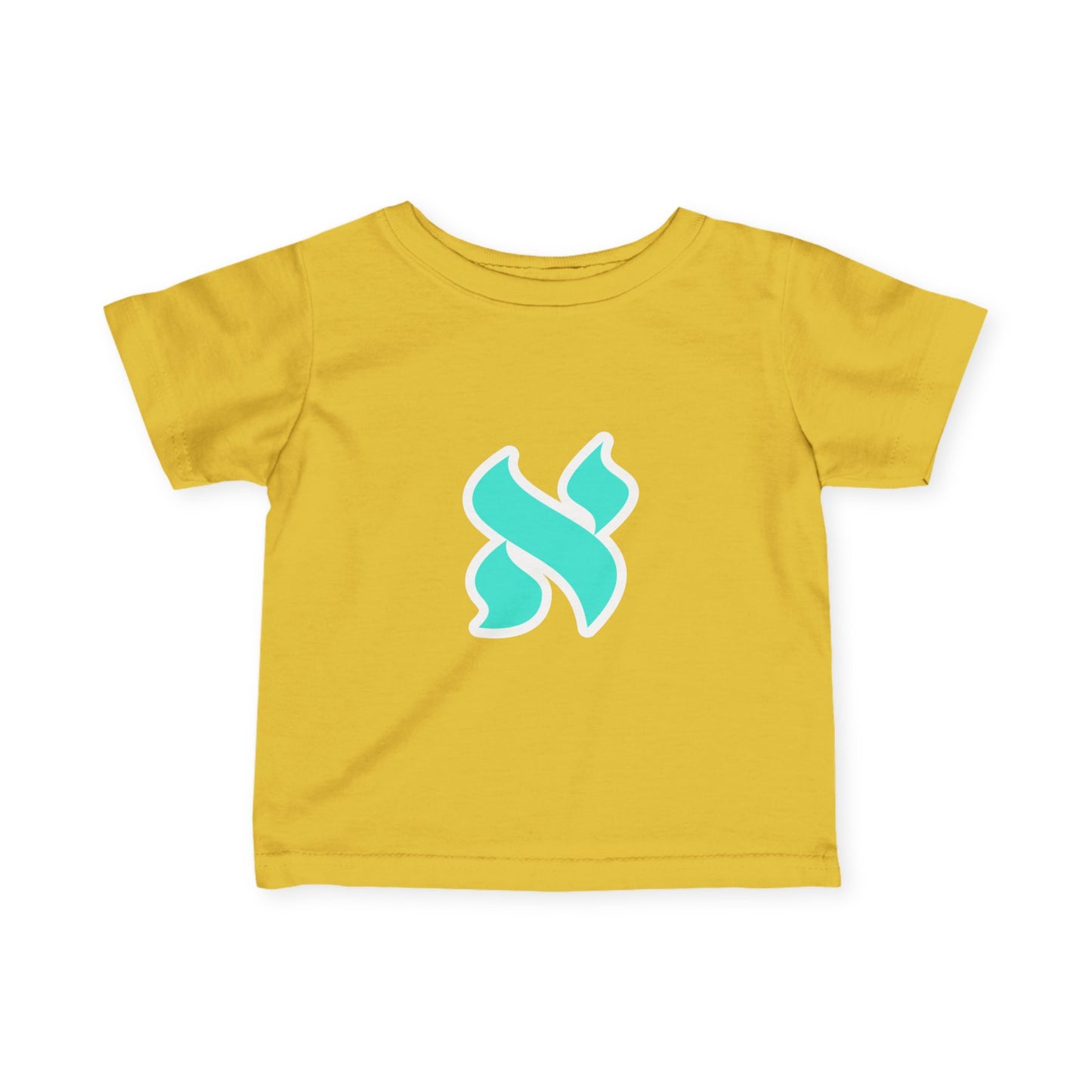 Adorable Infant Jersey Tee with Aqua Design, Baby Clothes, Toddler Tee, Newborn Apparel, Cute Gift Idea for Baby Shower