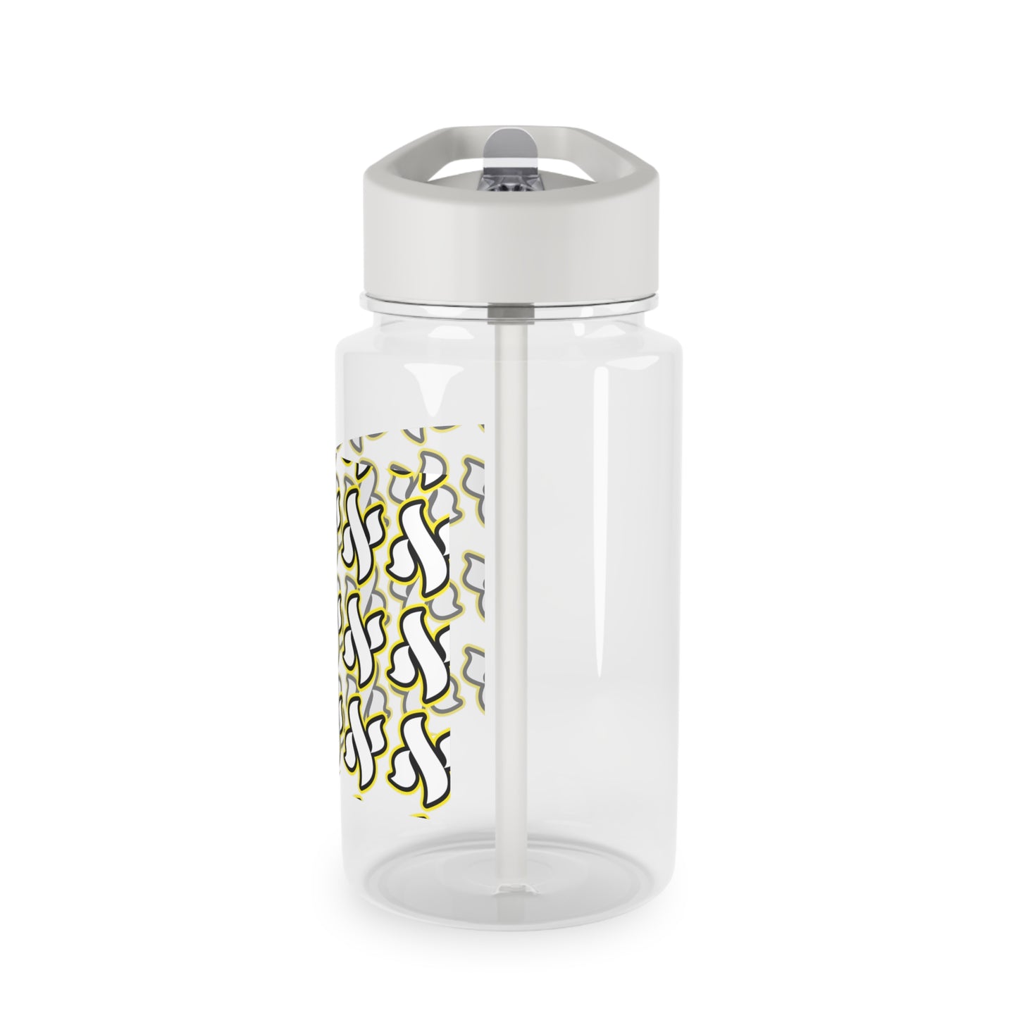 Eco-Friendly Tritan Water Bottle with Stylish Design - Reusable, BPA-Free, Motivational, Sports, Travel, Gym