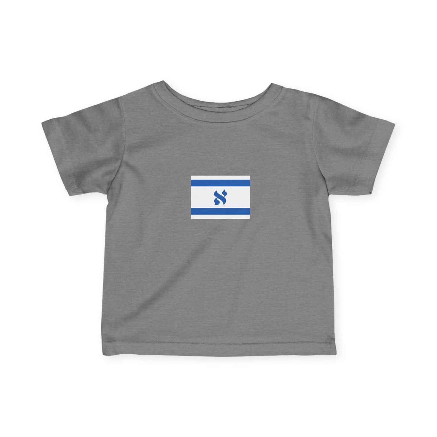Infant Flag Tee, Cute Baby Shirt, Israel Pride T-Shirt, Unisex Infant Apparel, Perfect for Celebrations
