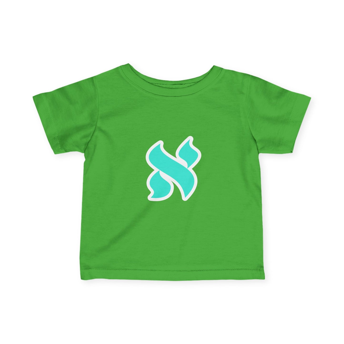 Adorable Infant Jersey Tee with Aqua Design, Baby Clothes, Toddler Tee, Newborn Apparel, Cute Gift Idea for Baby Shower