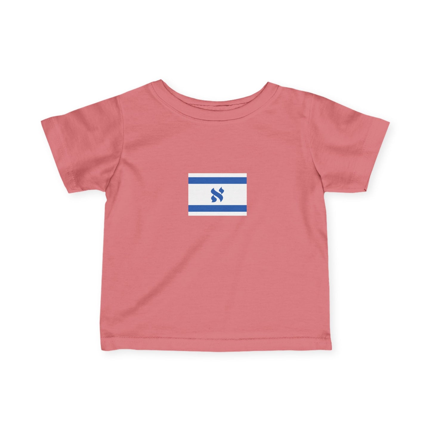 Infant Flag Tee, Cute Baby Shirt, Israel Pride T-Shirt, Unisex Infant Apparel, Perfect for Celebrations