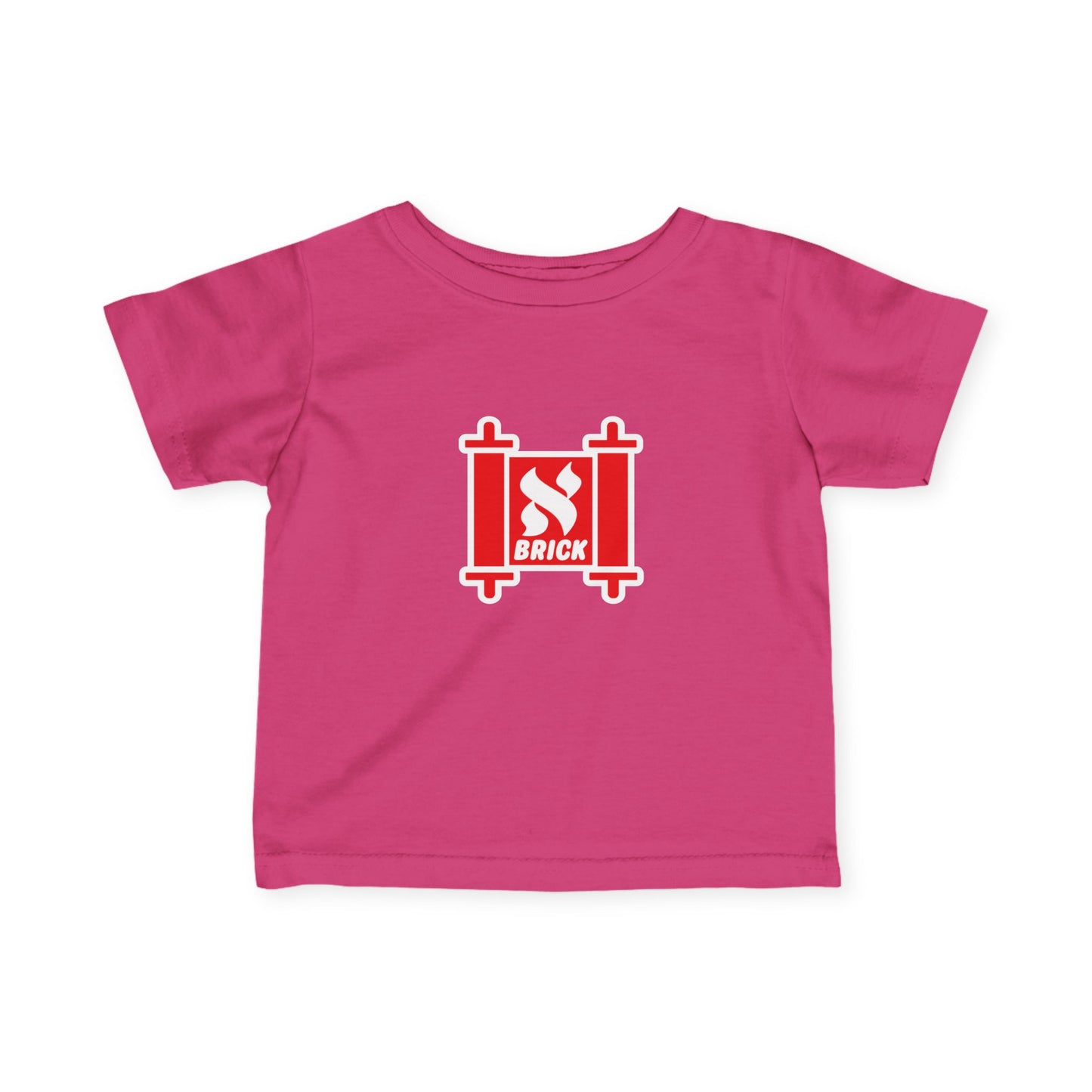 Cute Infant Fine Jersey Tee - Brick Design, Baby Shirt, Toddler Gift, Cute Kids Apparel, Birthday Present, Everyday Wear