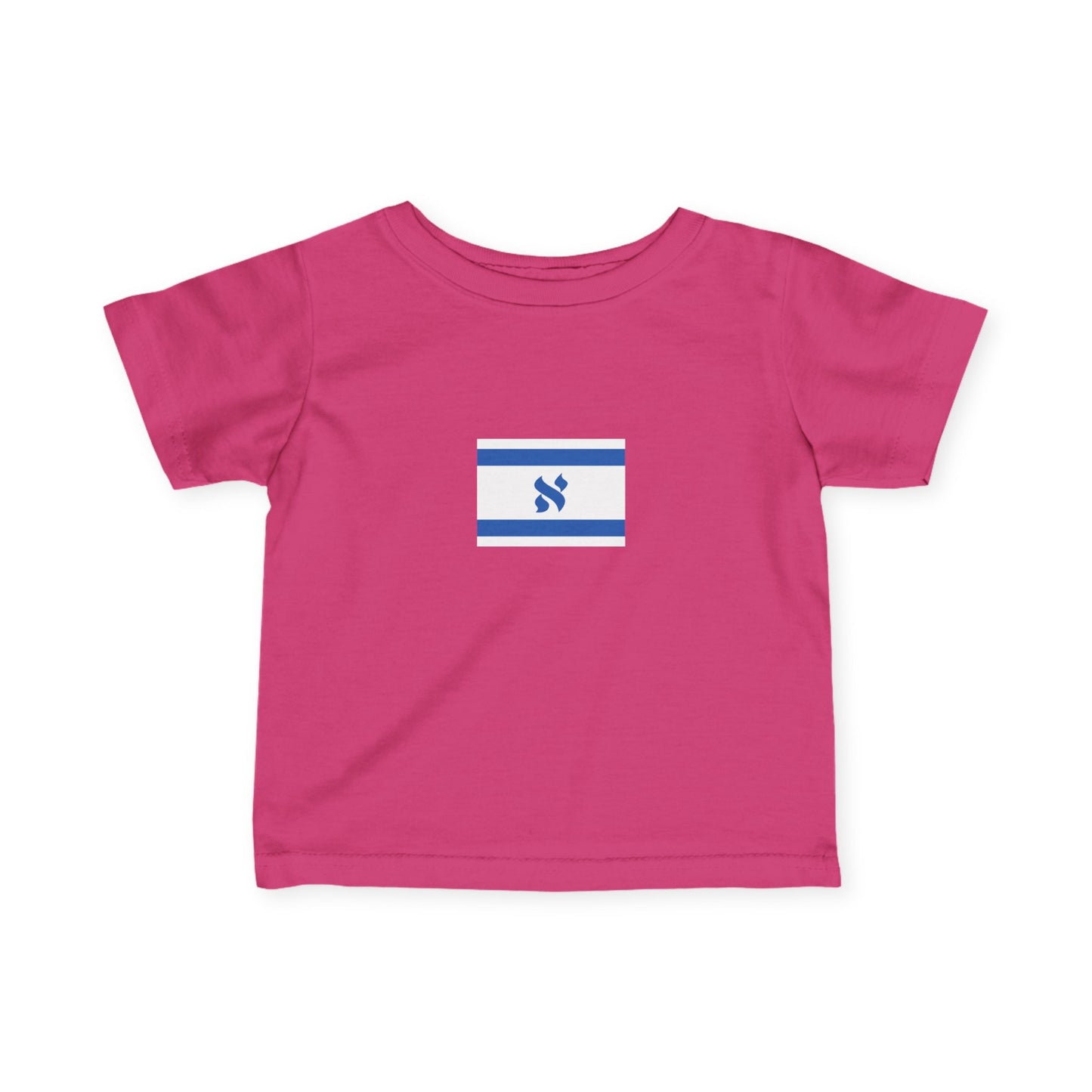 Infant Flag Tee, Cute Baby Shirt, Israel Pride T-Shirt, Unisex Infant Apparel, Perfect for Celebrations