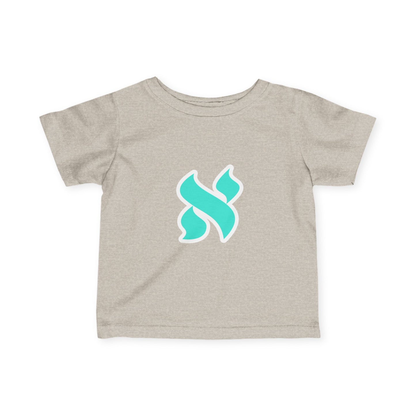 Adorable Infant Jersey Tee with Aqua Design, Baby Clothes, Toddler Tee, Newborn Apparel, Cute Gift Idea for Baby Shower