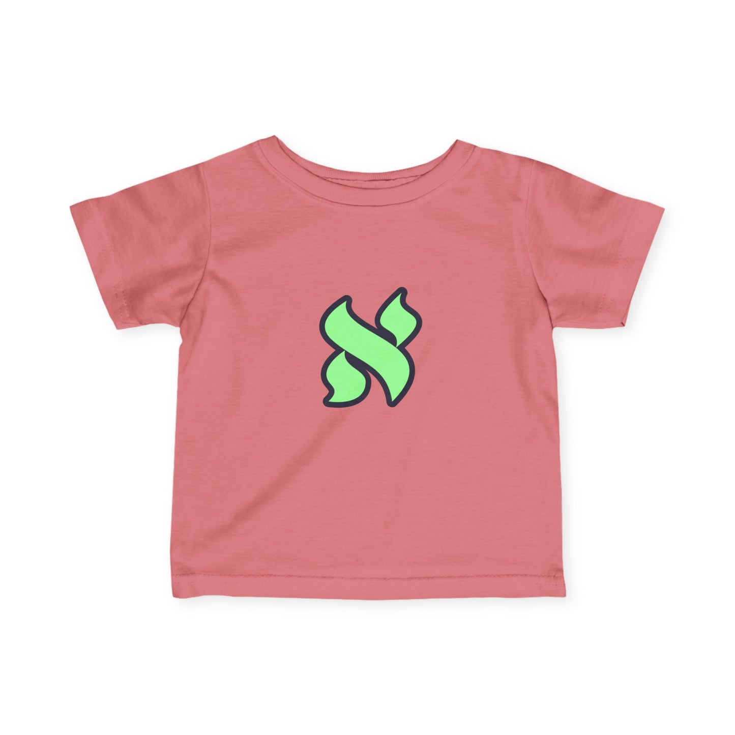 Cute Green Ribbon Infant T-Shirt, Baby Shower Gift, Toddler Clothing, Eco-Friendly Kids Tee, Nursery Decor