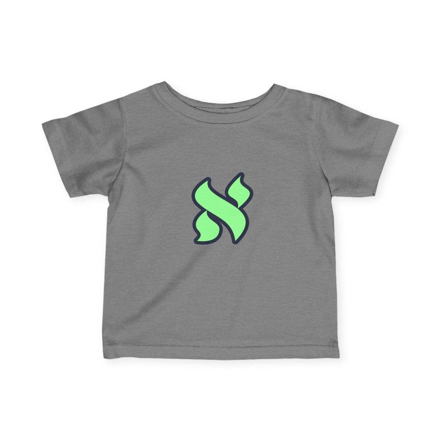 Cute Green Ribbon Infant T-Shirt, Baby Shower Gift, Toddler Clothing, Eco-Friendly Kids Tee, Nursery Decor