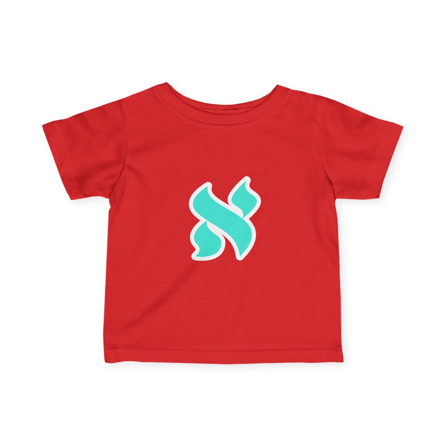 Adorable Infant Jersey Tee with Aqua Design, Baby Clothes, Toddler Tee, Newborn Apparel, Cute Gift Idea for Baby Shower