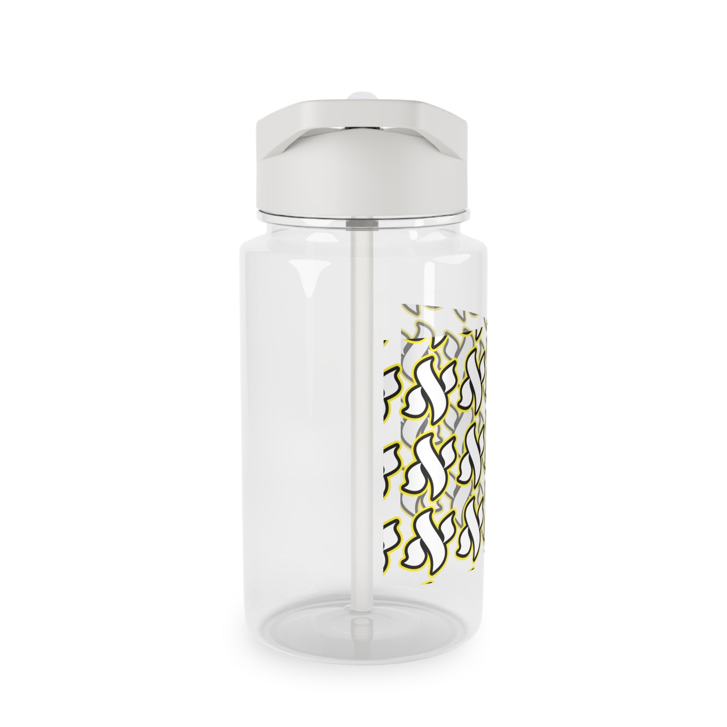 Eco-Friendly Tritan Water Bottle with Stylish Design - Reusable, BPA-Free, Motivational, Sports, Travel, Gym