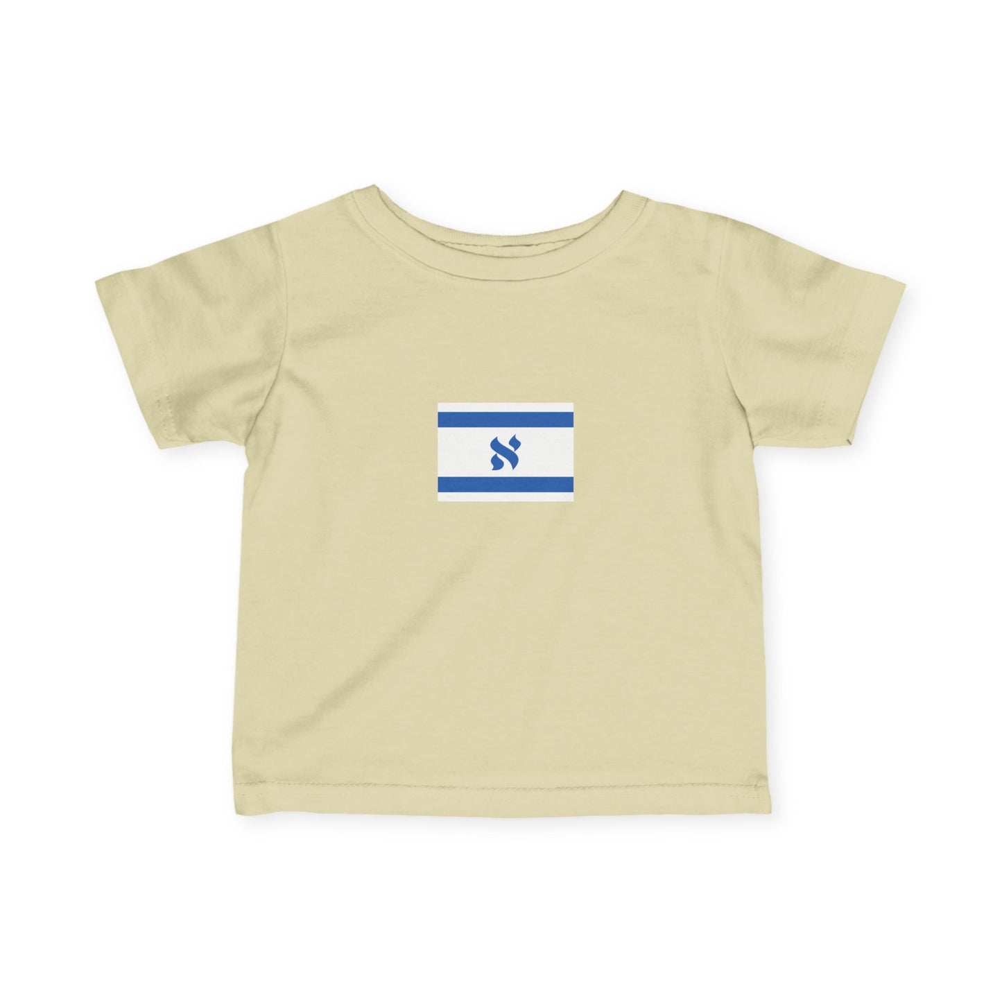 Infant Flag Tee, Cute Baby Shirt, Israel Pride T-Shirt, Unisex Infant Apparel, Perfect for Celebrations