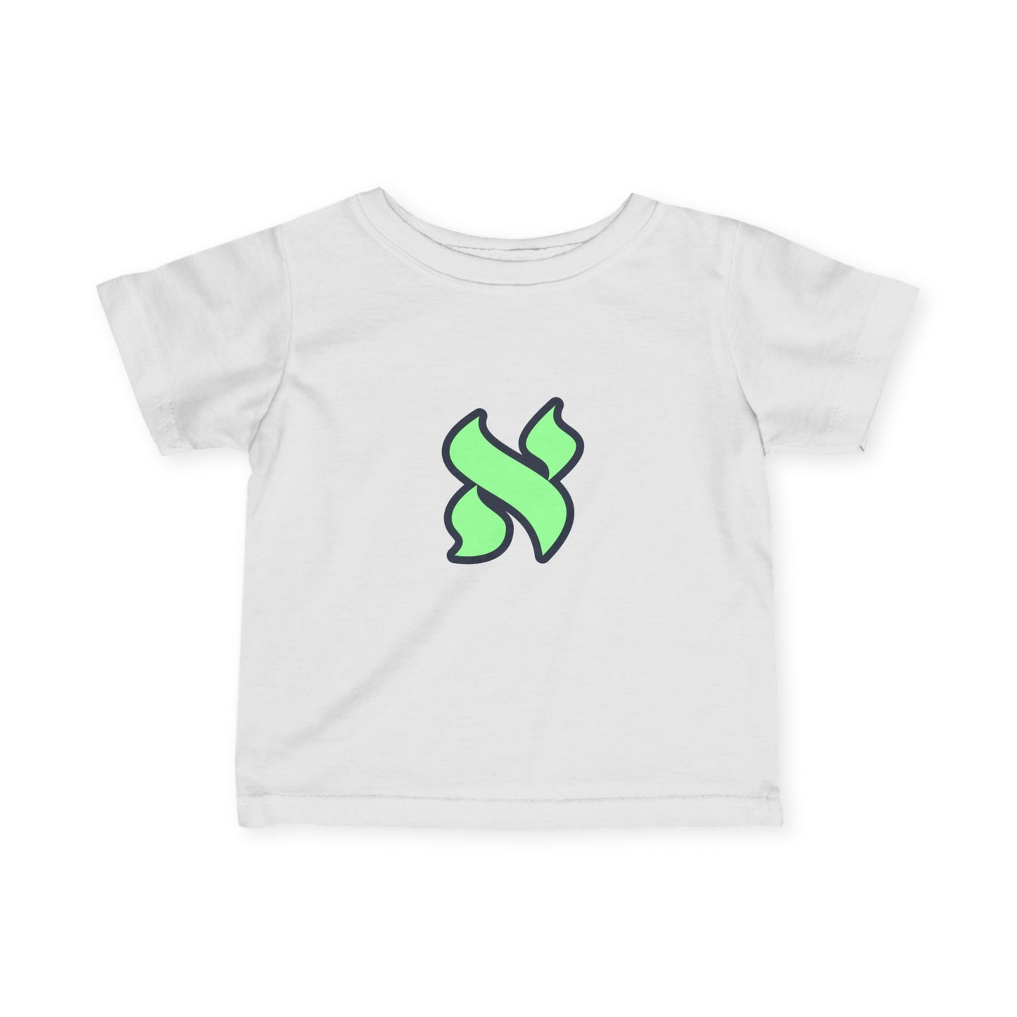 Cute Green Ribbon Infant T-Shirt, Baby Shower Gift, Toddler Clothing, Eco-Friendly Kids Tee, Nursery Decor