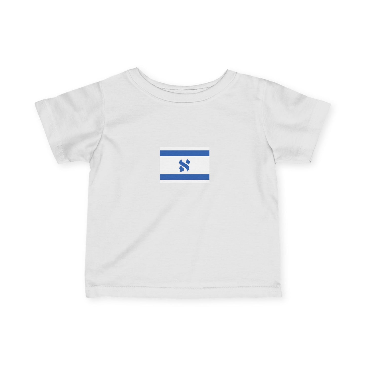 Infant Flag Tee, Cute Baby Shirt, Israel Pride T-Shirt, Unisex Infant Apparel, Perfect for Celebrations