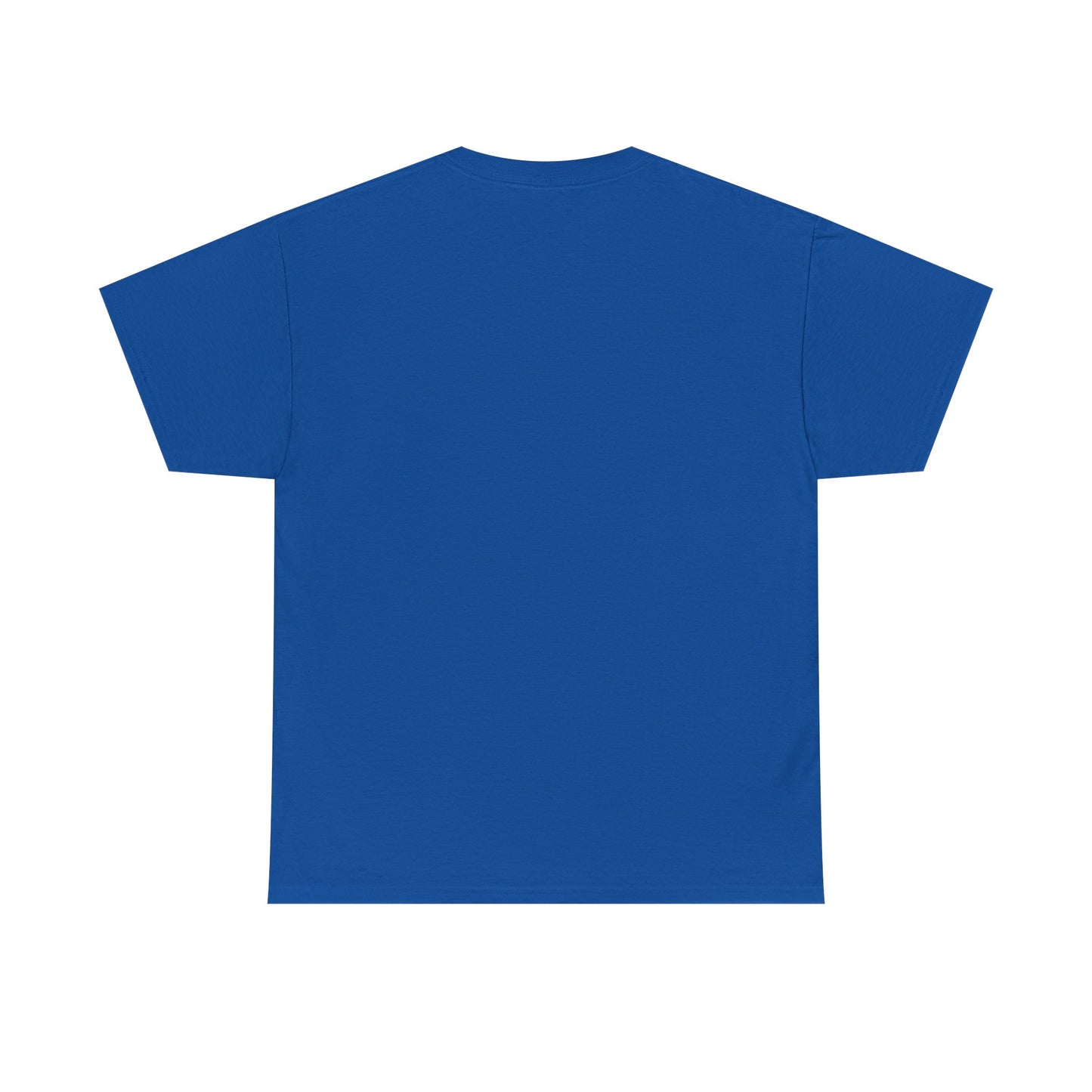 Unisex Cotton Graphic Tee - Vibrant Blue, Casual Style, Comfortable Wear, Perfect for Everyday Use, Great for Birthdays and Gifts
