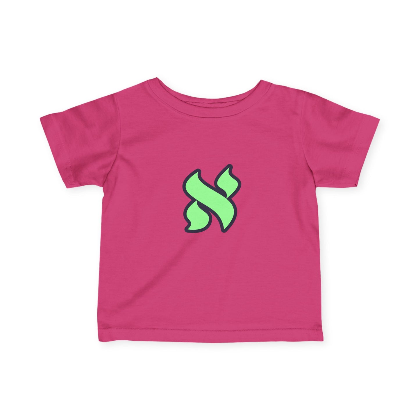 Cute Green Ribbon Infant T-Shirt, Baby Shower Gift, Toddler Clothing, Eco-Friendly Kids Tee, Nursery Decor