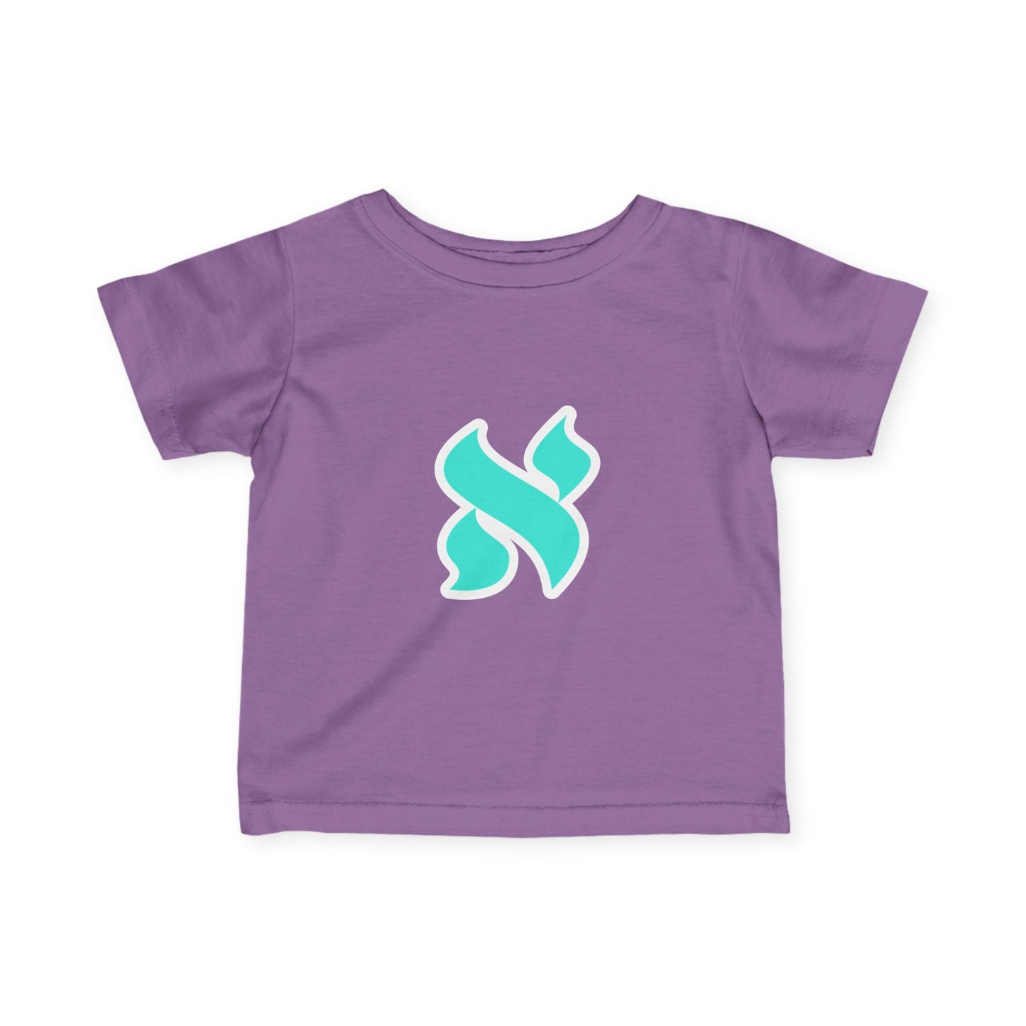 Adorable Infant Jersey Tee with Aqua Design, Baby Clothes, Toddler Tee, Newborn Apparel, Cute Gift Idea for Baby Shower