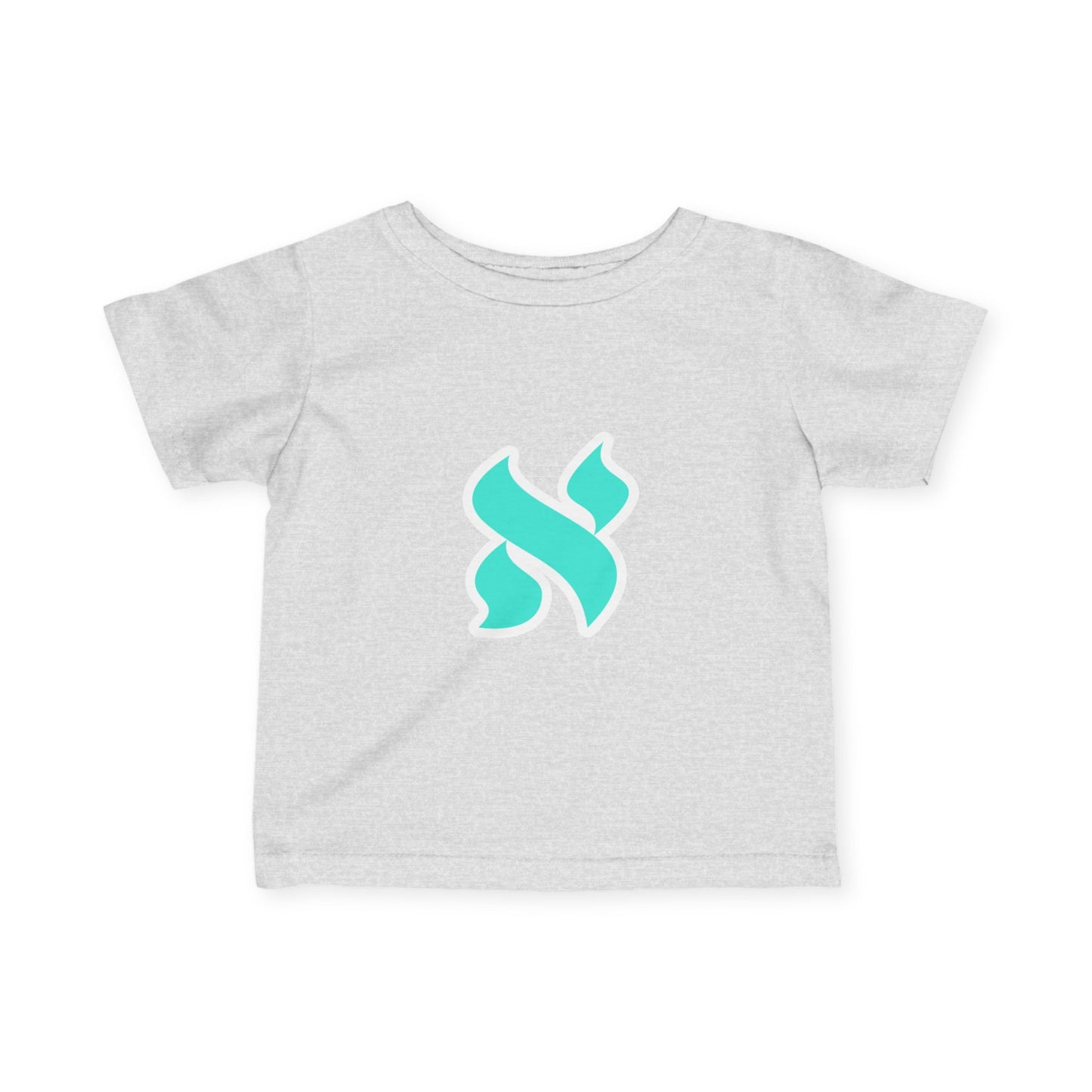 Adorable Infant Jersey Tee with Aqua Design, Baby Clothes, Toddler Tee, Newborn Apparel, Cute Gift Idea for Baby Shower