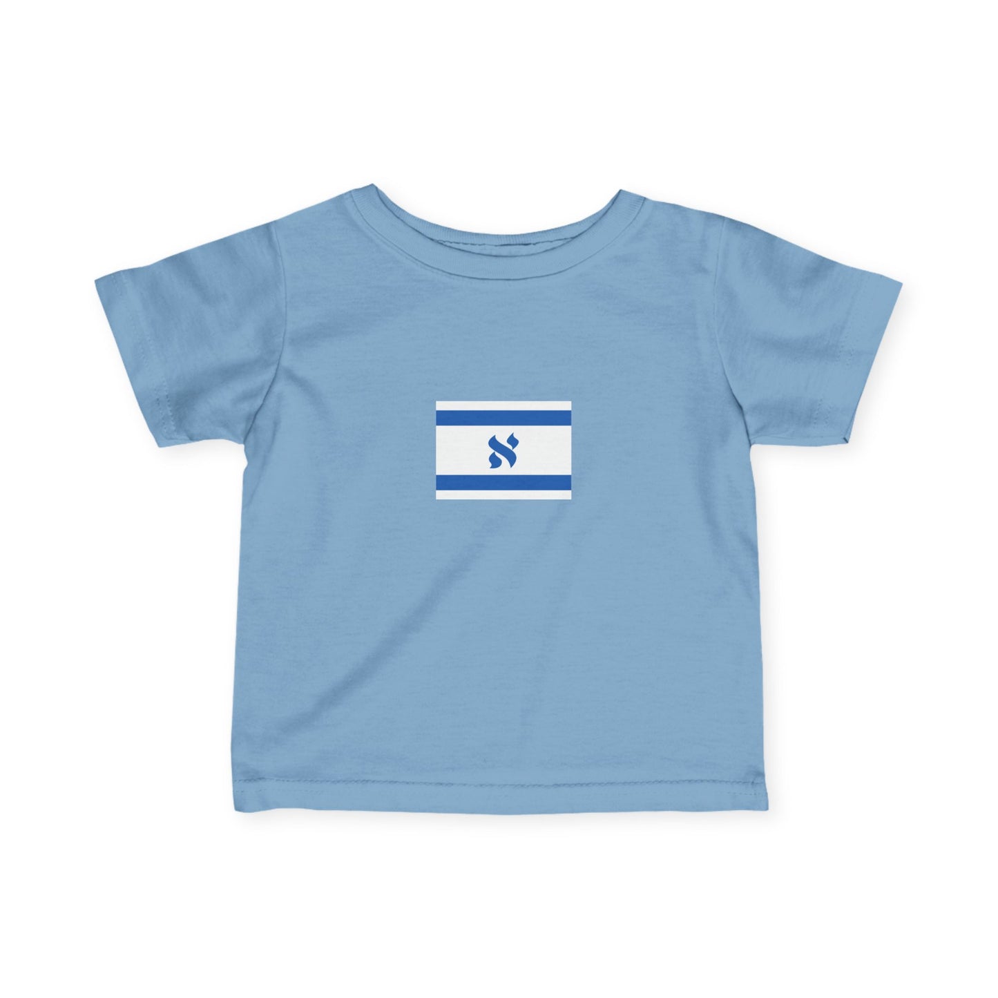 Infant Flag Tee, Cute Baby Shirt, Israel Pride T-Shirt, Unisex Infant Apparel, Perfect for Celebrations