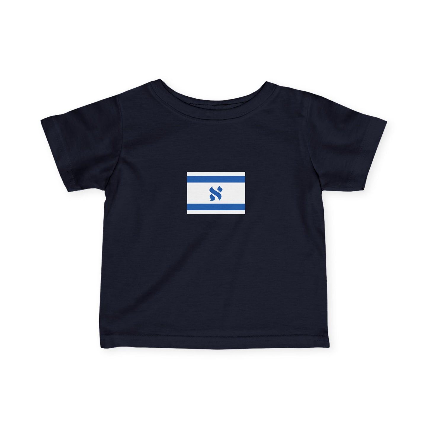 Infant Flag Tee, Cute Baby Shirt, Israel Pride T-Shirt, Unisex Infant Apparel, Perfect for Celebrations
