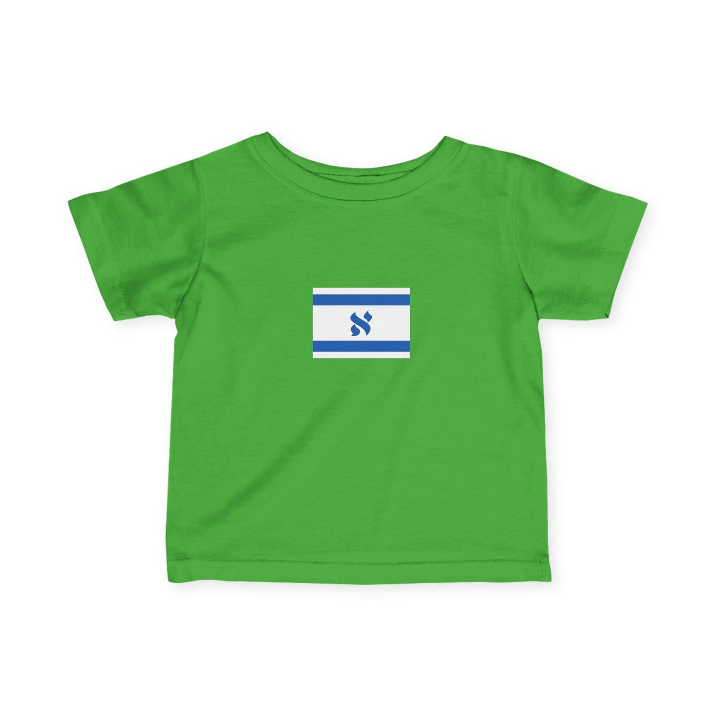 Infant Flag Tee, Cute Baby Shirt, Israel Pride T-Shirt, Unisex Infant Apparel, Perfect for Celebrations