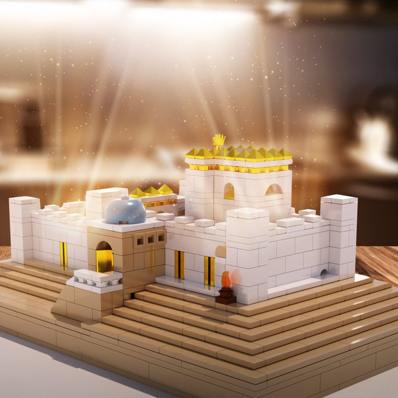 Aleph Brick Bais Beit Bet Hamikdash build rear right room scene