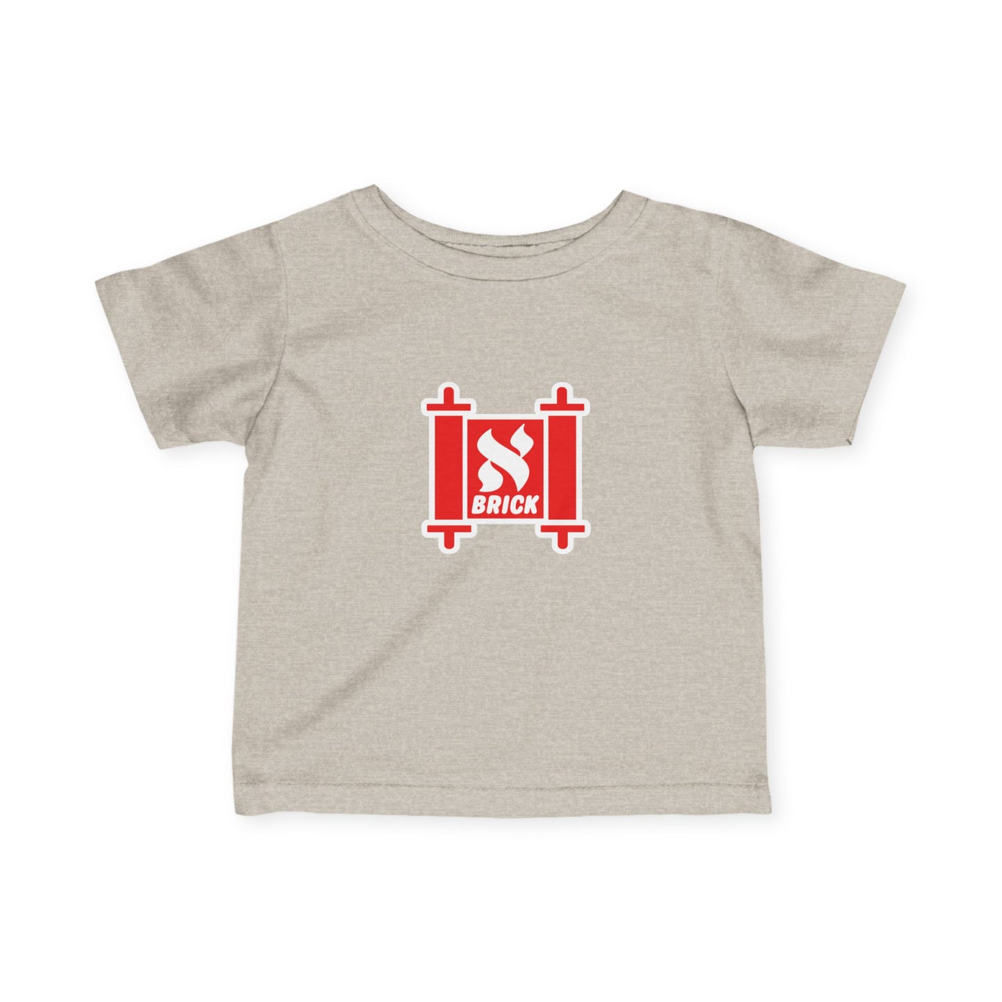 Cute Infant Fine Jersey Tee - Brick Design, Baby Shirt, Toddler Gift, Cute Kids Apparel, Birthday Present, Everyday Wear