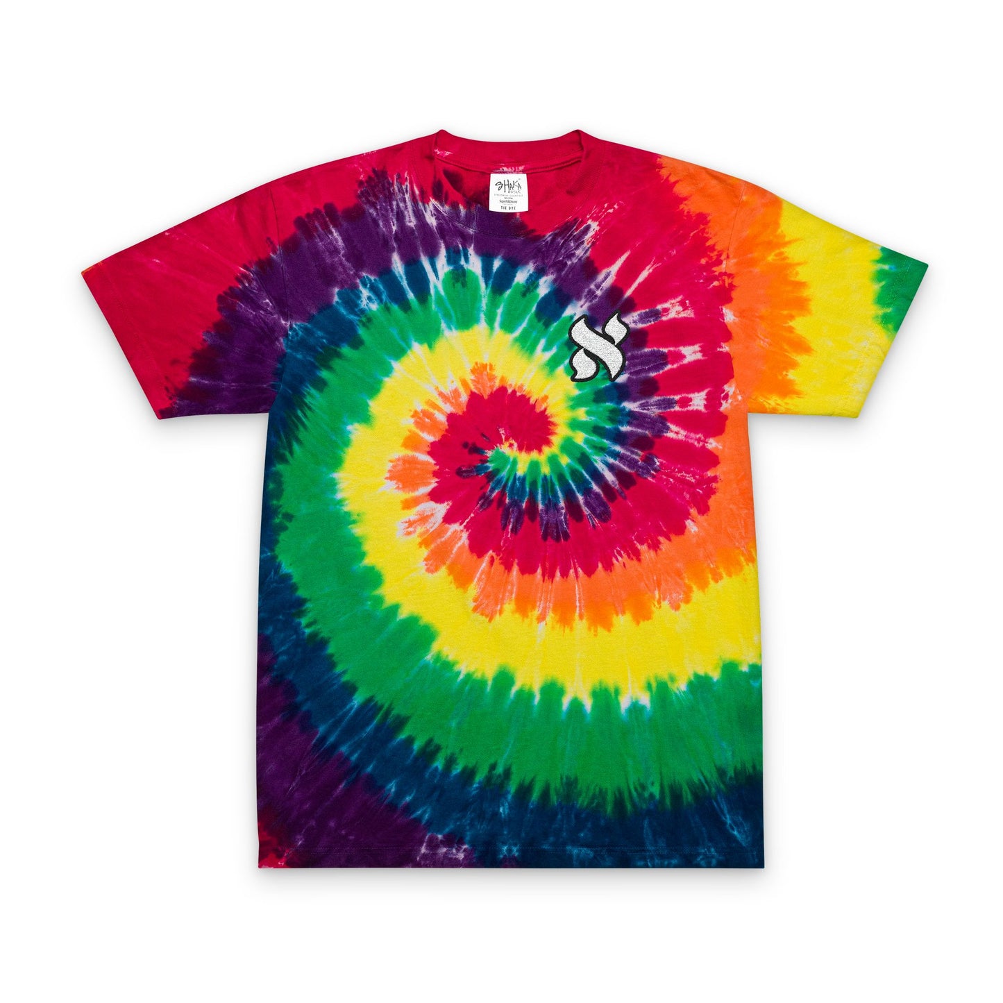 Vibrant Tie-Dye Oversized T-Shirt (Embroidery) - Unisex Casual Wear, Summer Festival Outfit, Gift for Her, Colorful Beach Top, Trendy [...]