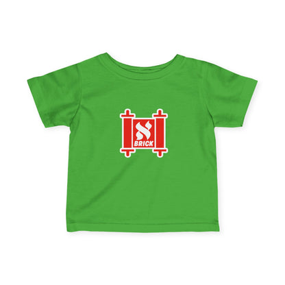 Cute Infant Fine Jersey Tee - Brick Design, Baby Shirt, Toddler Gift, Cute Kids Apparel, Birthday Present, Everyday Wear