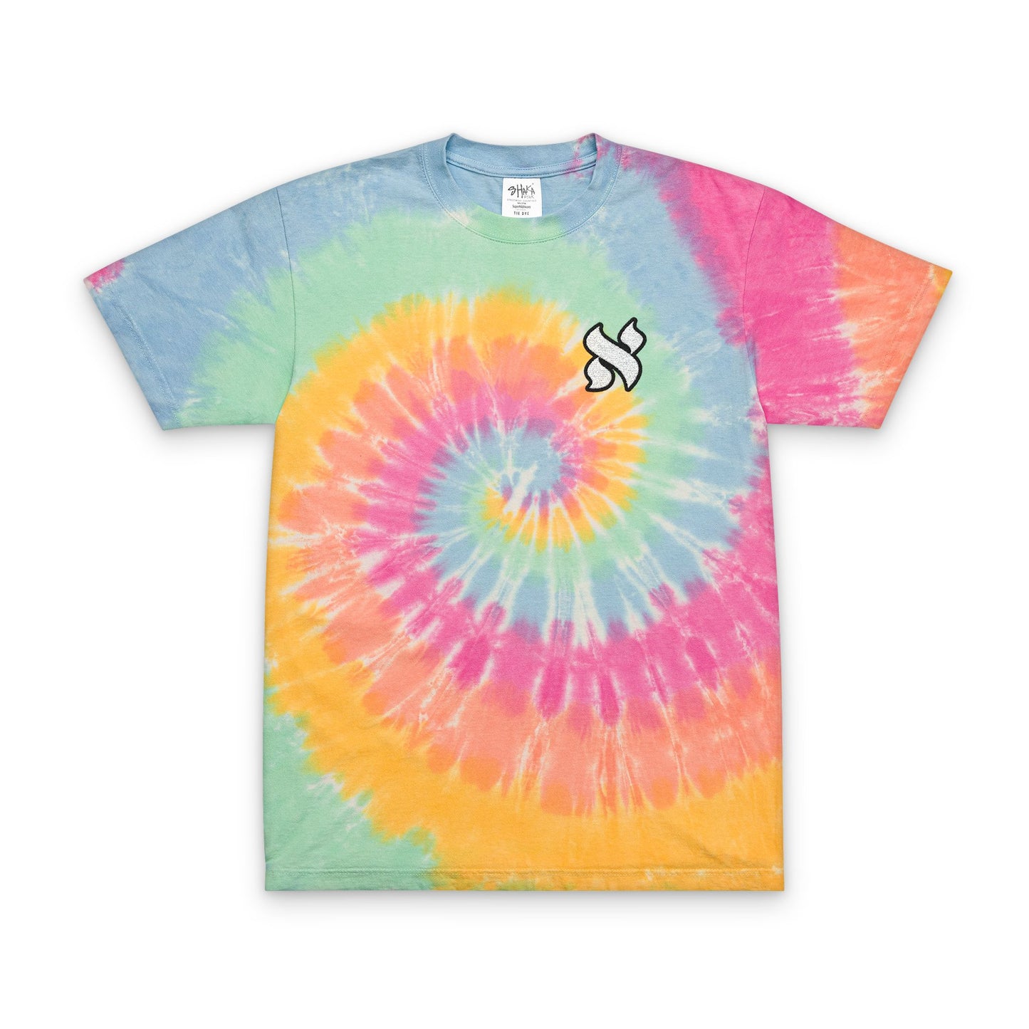 Vibrant Tie-Dye Oversized T-Shirt (Embroidery) - Unisex Casual Wear, Summer Festival Outfit, Gift for Her, Colorful Beach Top, Trendy [...]