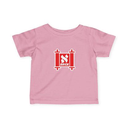 Cute Infant Fine Jersey Tee - Brick Design, Baby Shirt, Toddler Gift, Cute Kids Apparel, Birthday Present, Everyday Wear