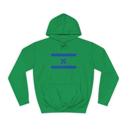 Unisex College Hoodie with Striped Design - Cozy College Apparel, Perfect for Students, Campus Wear, Graduation Gifts, Back to School