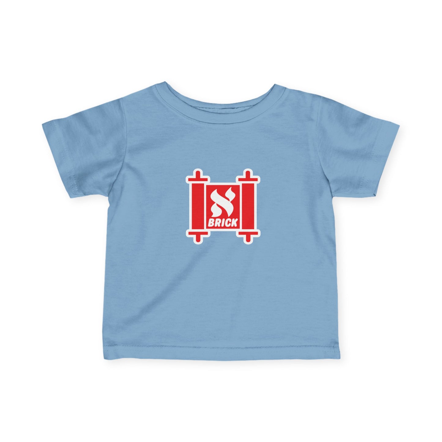 Cute Infant Fine Jersey Tee - Brick Design, Baby Shirt, Toddler Gift, Cute Kids Apparel, Birthday Present, Everyday Wear
