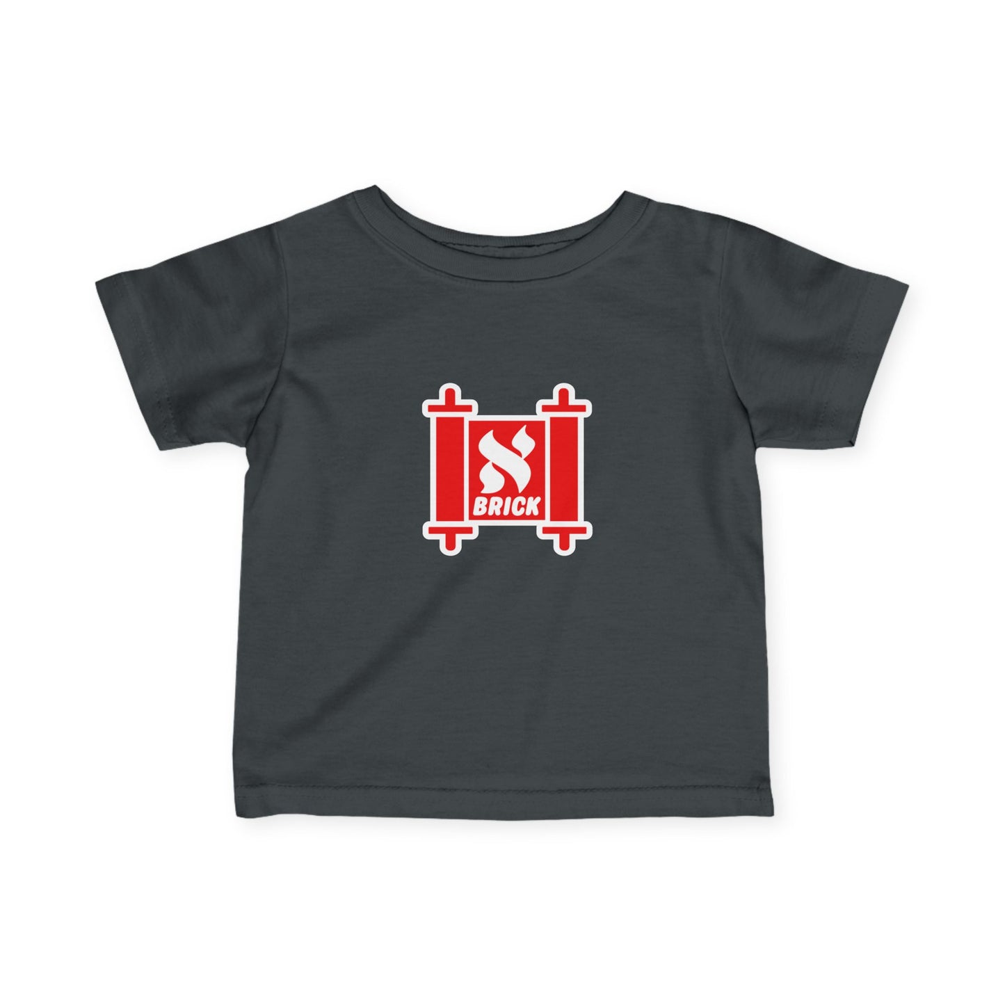 Cute Infant Fine Jersey Tee - Brick Design, Baby Shirt, Toddler Gift, Cute Kids Apparel, Birthday Present, Everyday Wear